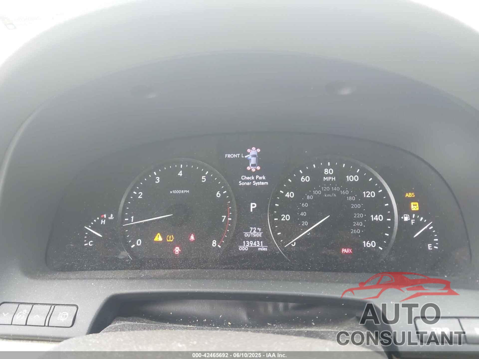 LEXUS LS 460 2015 - JTHGL5EF6F5054364