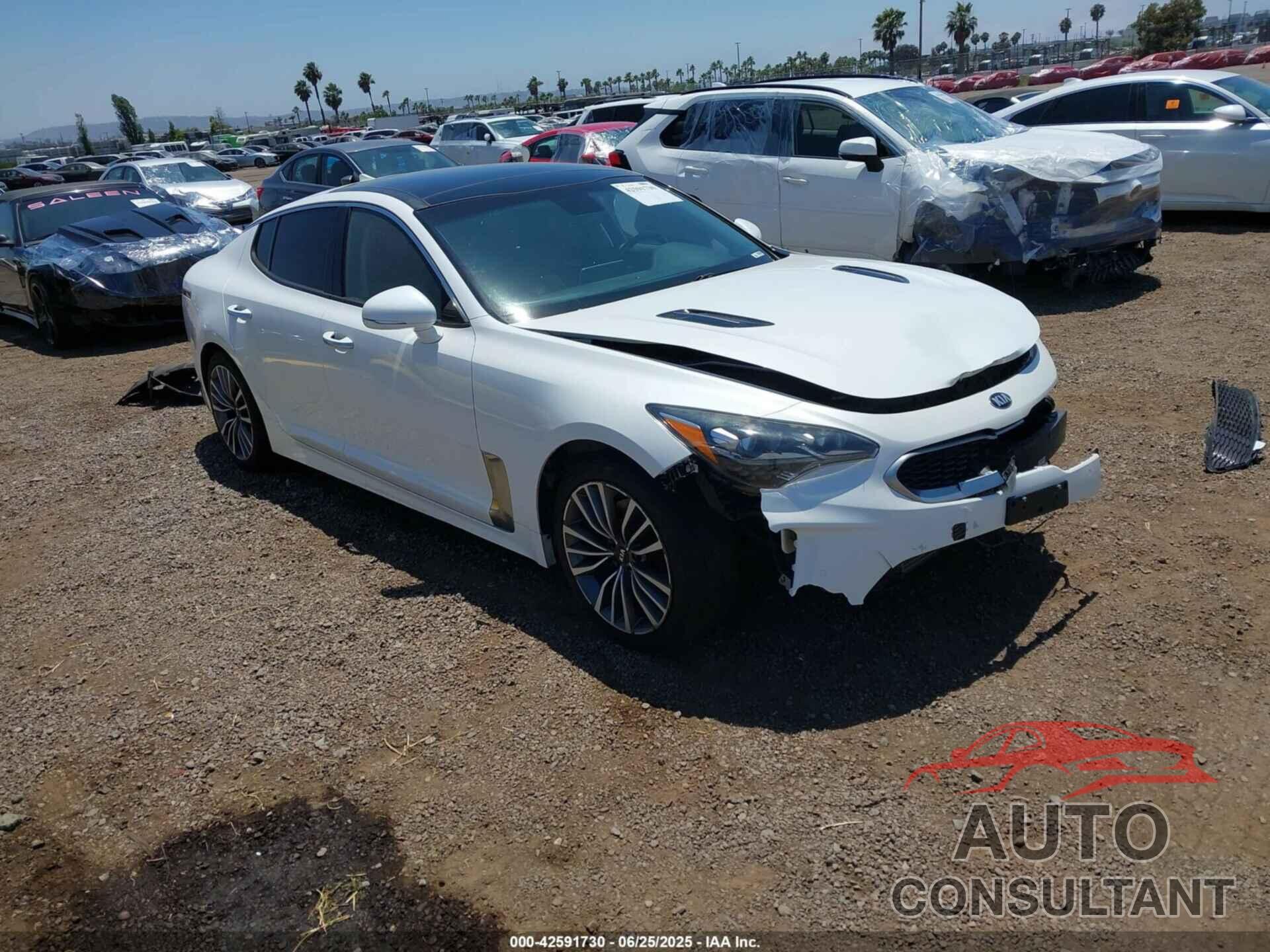 KIA STINGER 2018 - KNAE25LA1J6033893