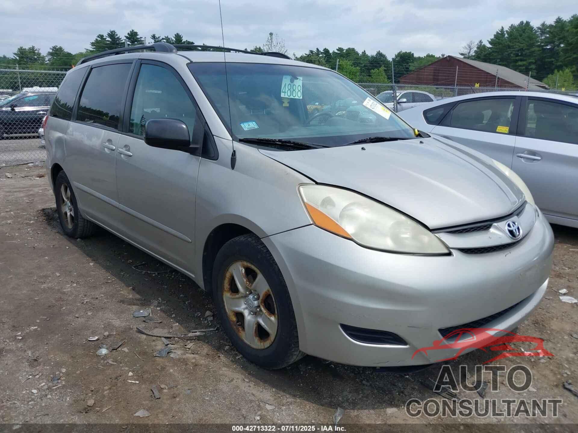 TOYOTA SIENNA 2009 - 5TDZK23C09S245250
