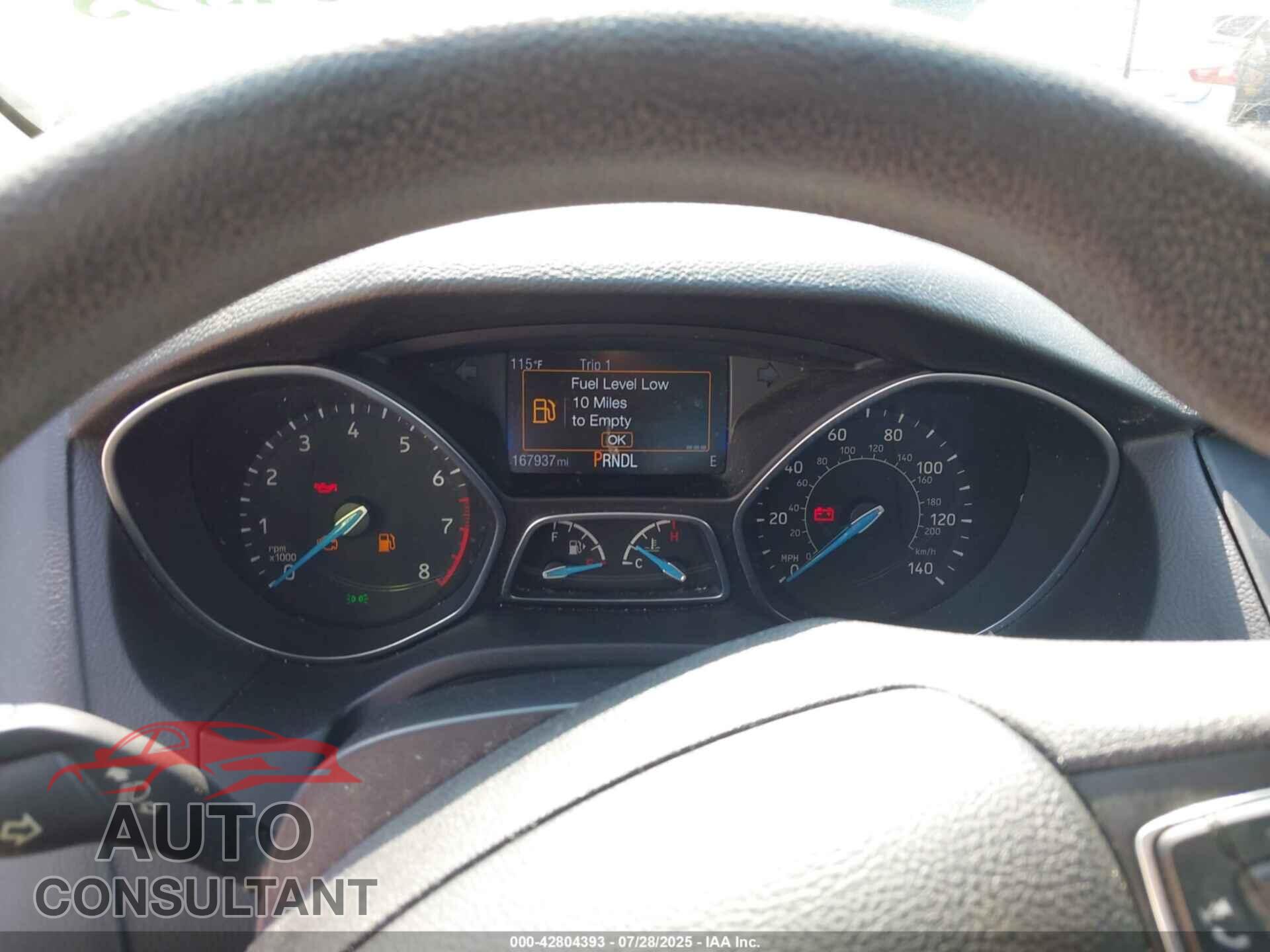 FORD FOCUS 2016 - 1FADP3F29GL393101