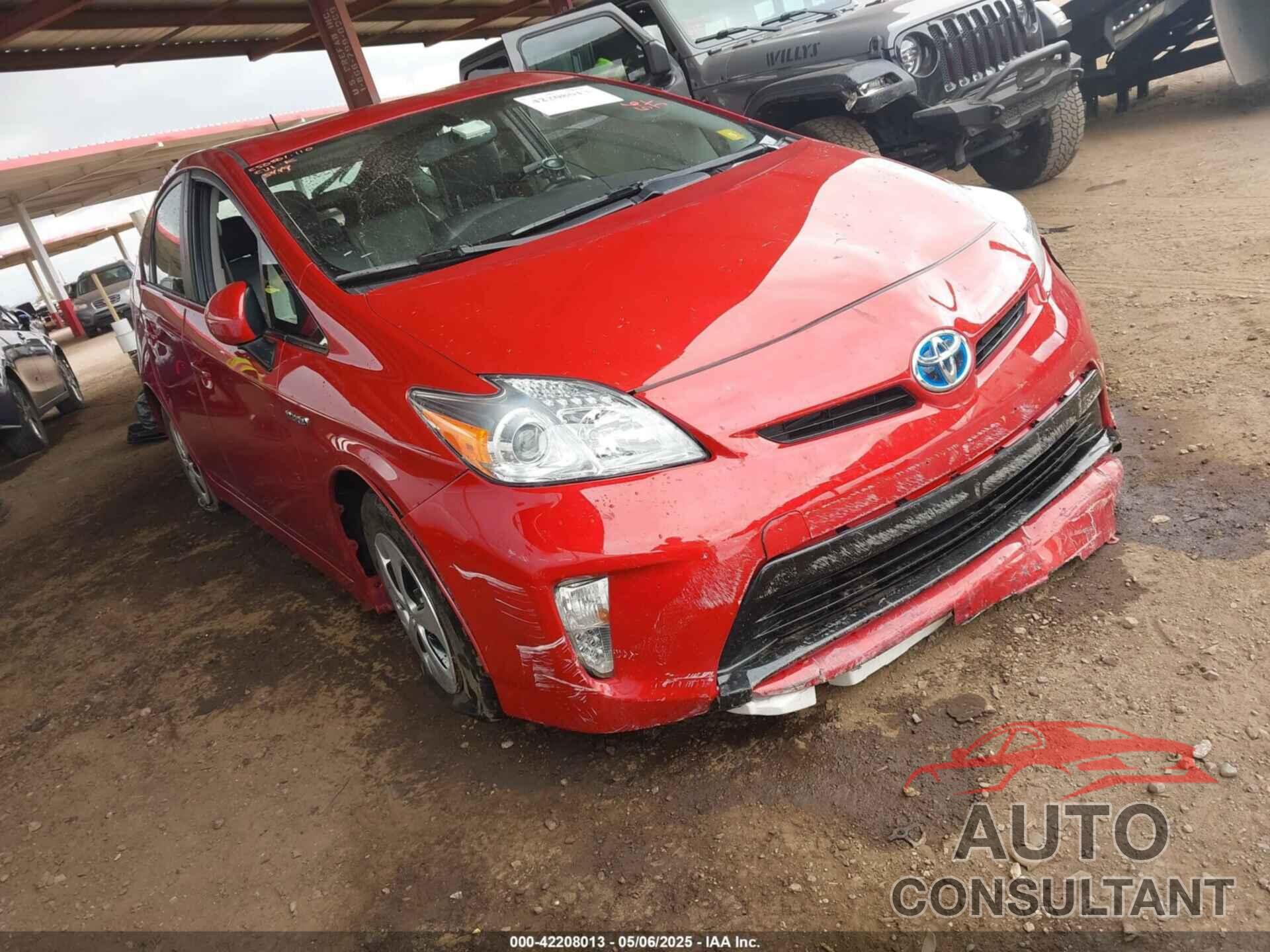 TOYOTA PRIUS 2014 - JTDKN3DU8E1765449