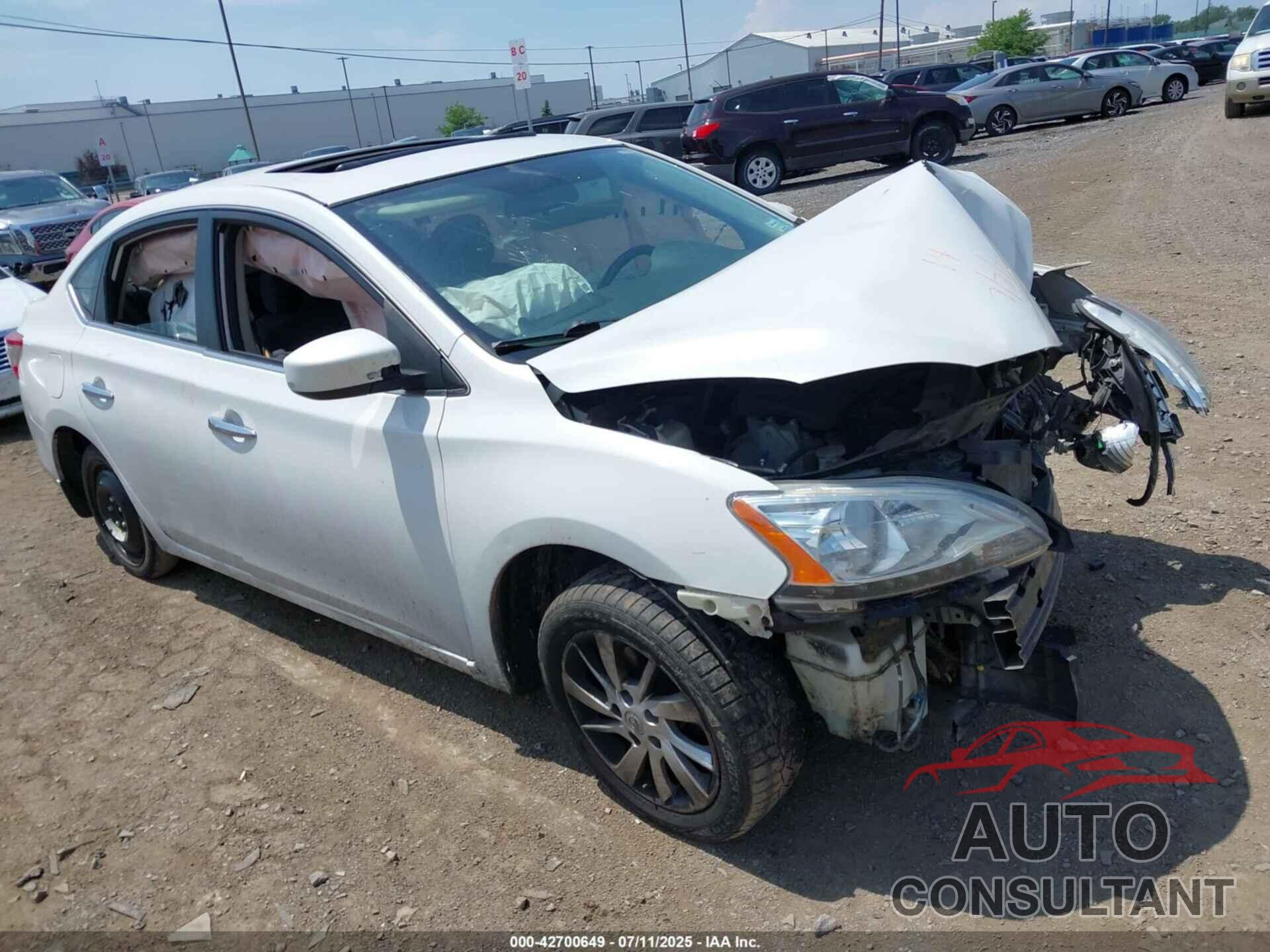 NISSAN SENTRA 2015 - 3N1AB7AP3FY333491