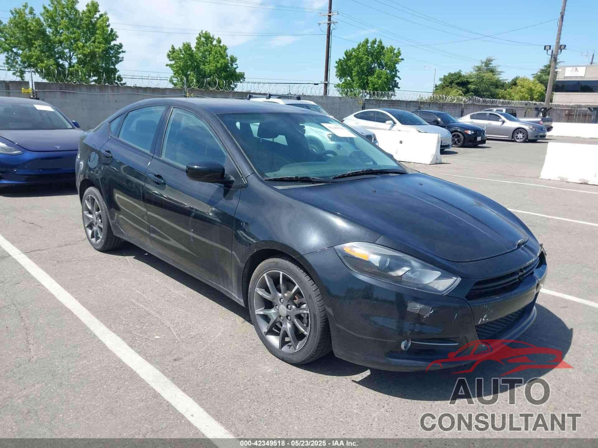 DODGE DART 2013 - 1C3CDFBA8DD309244
