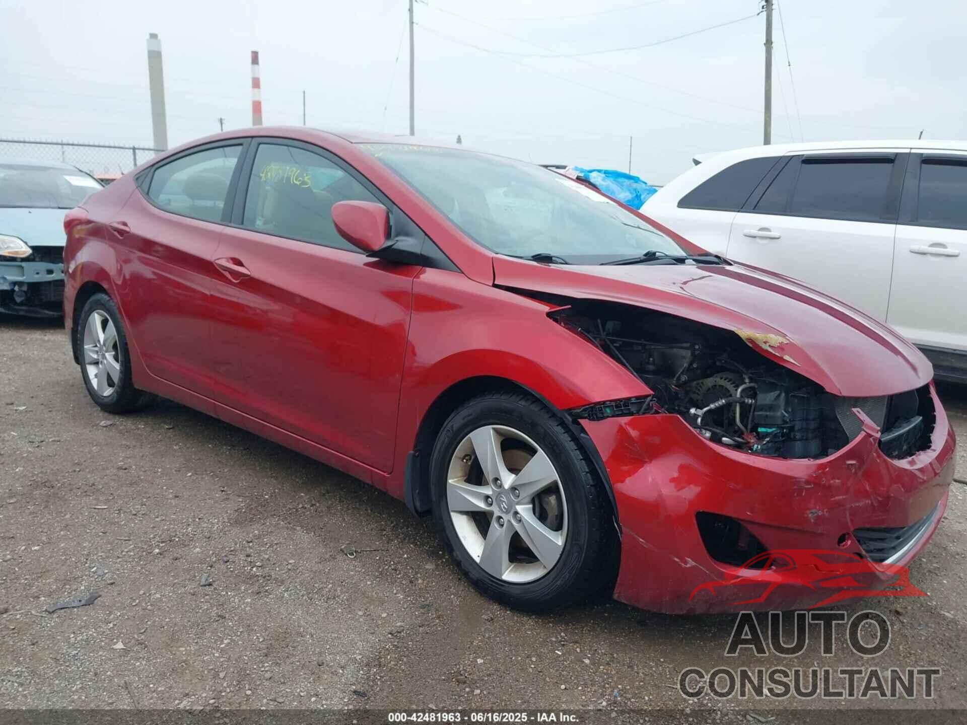 HYUNDAI ELANTRA 2013 - 5NPDH4AE1DH292780