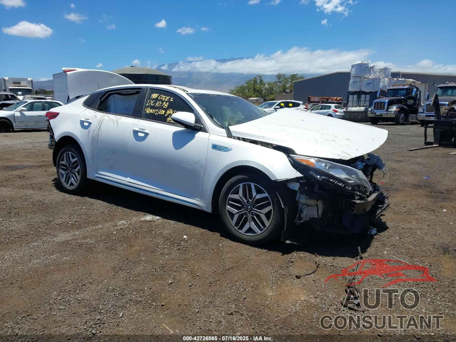 KIA OPTIMA HYBRID 2020 - KNAGU4LE6L5039133