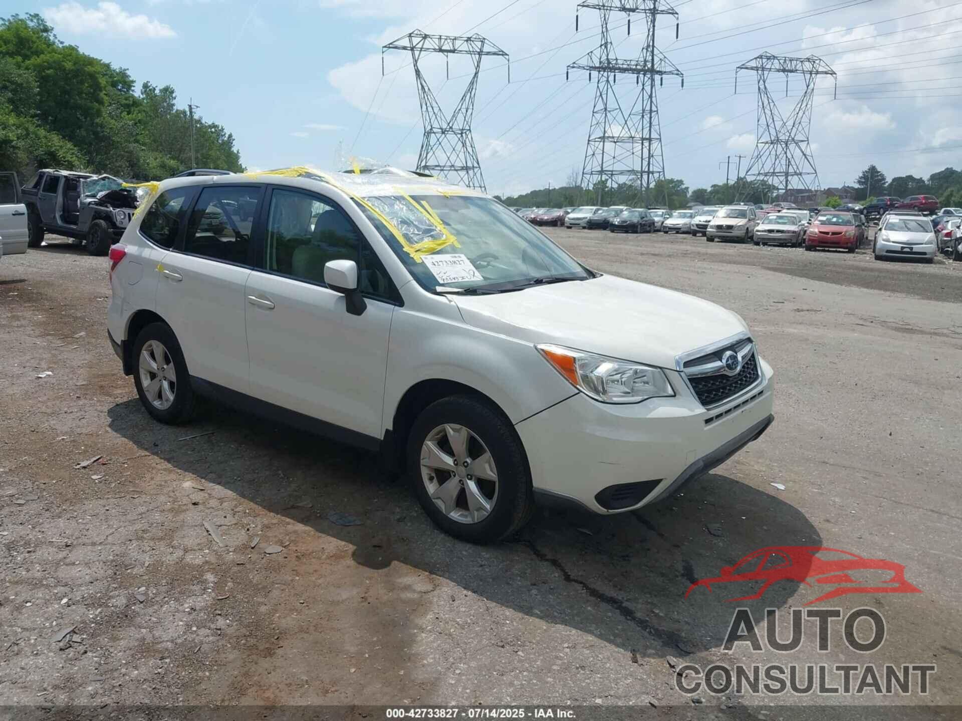 SUBARU FORESTER 2016 - JF2SJADC7GG541680