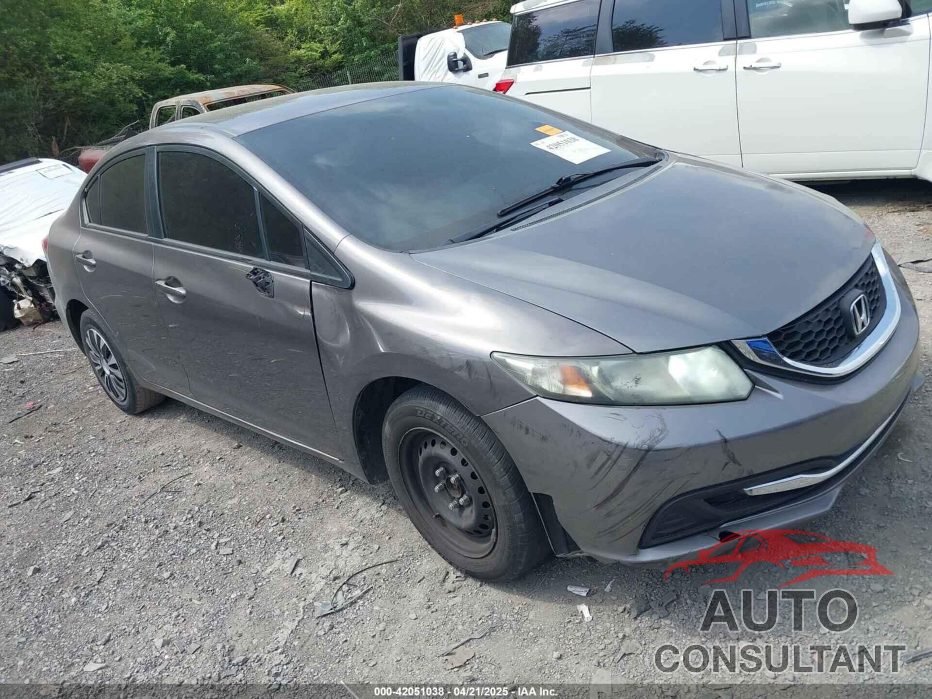 HONDA CIVIC 2013 - 19XFB2F53DE221592