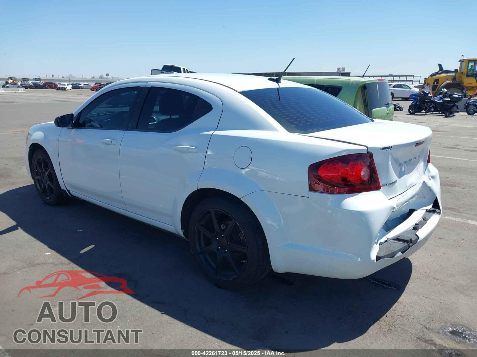 DODGE AVENGER 2013 - 1C3CDZAB3DN636737