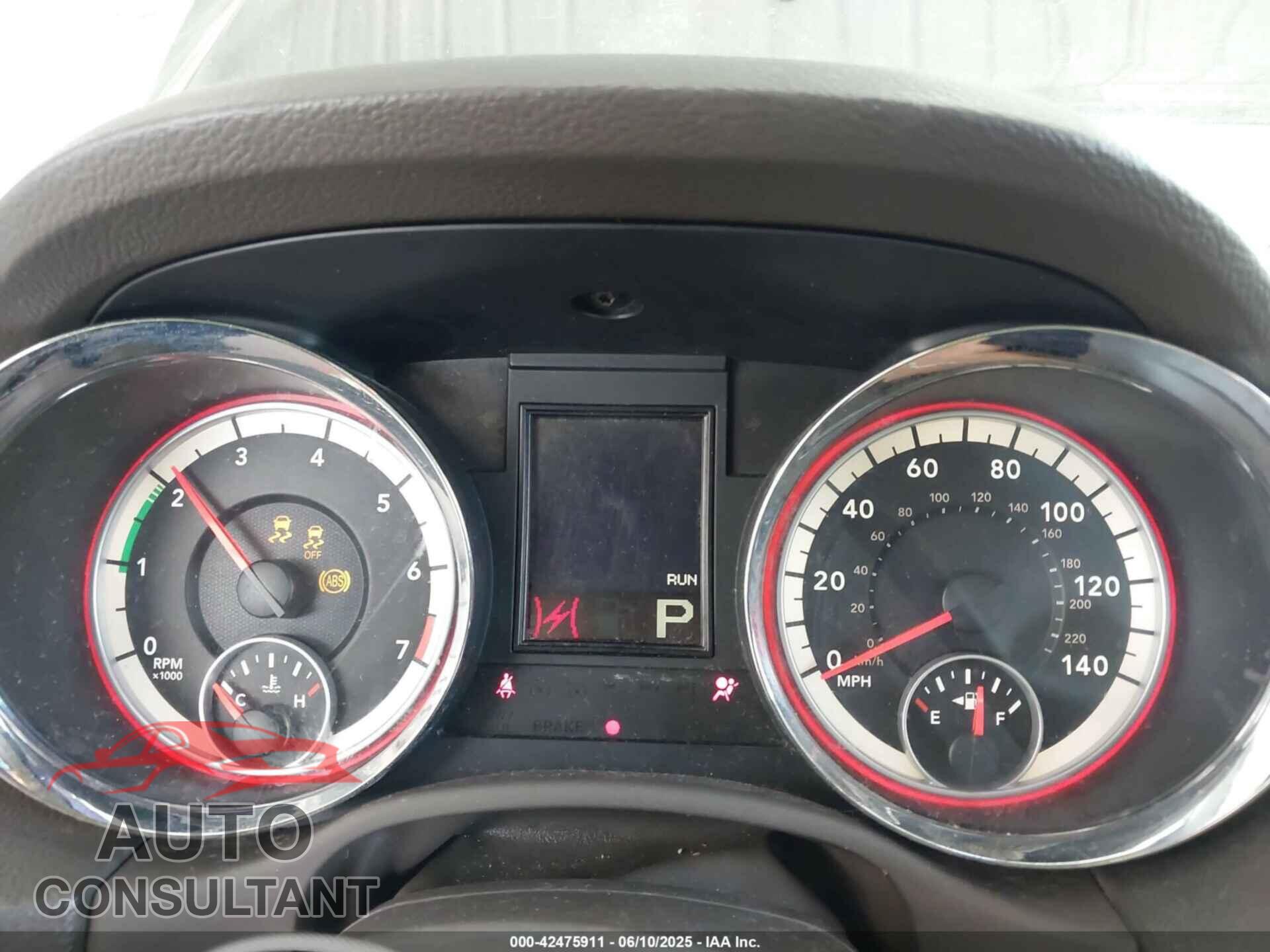 DODGE DURANGO 2013 - 1C4RDHDG0DC700252