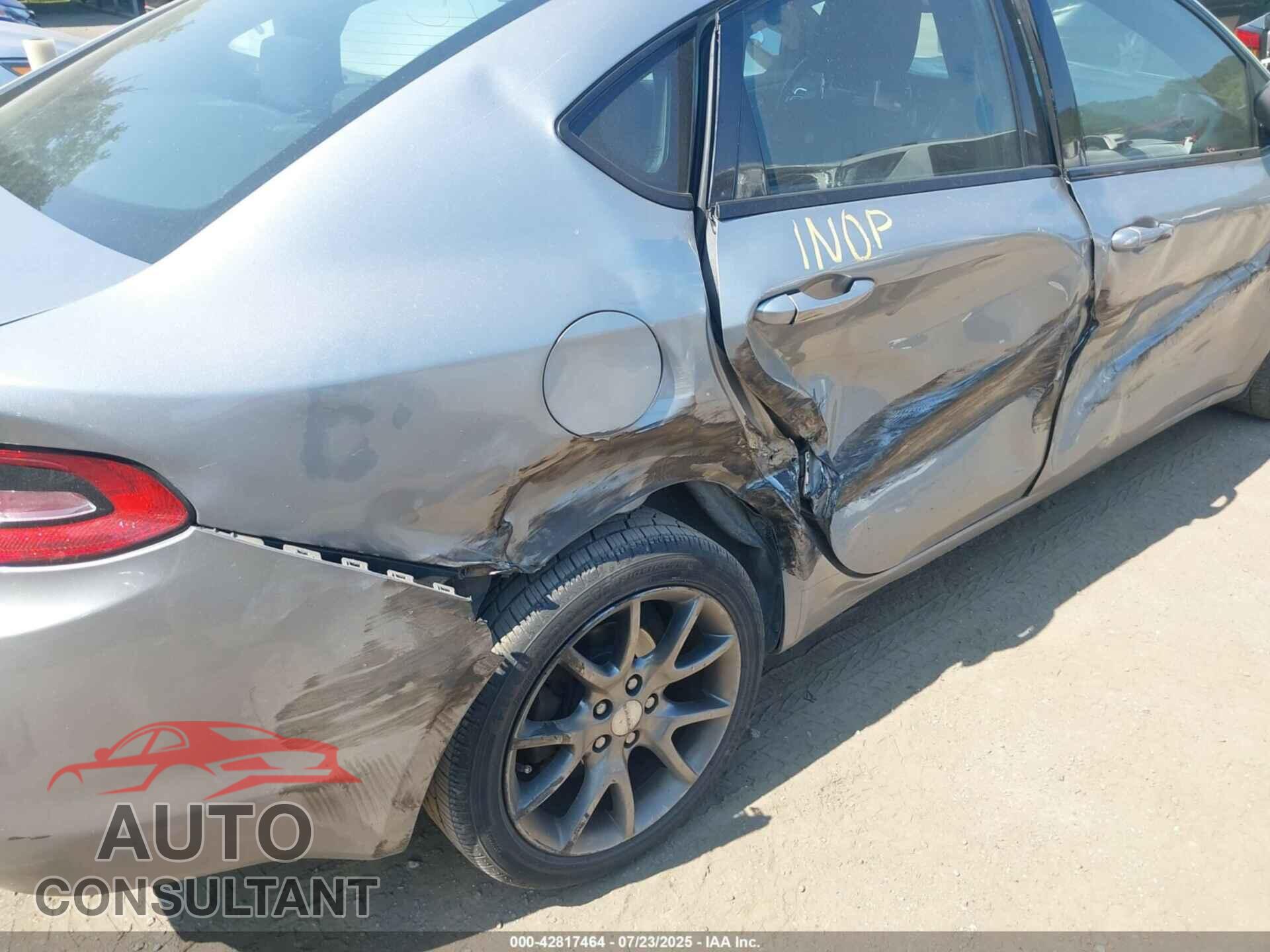 DODGE DART 2014 - 1C3CDFBB7ED861893