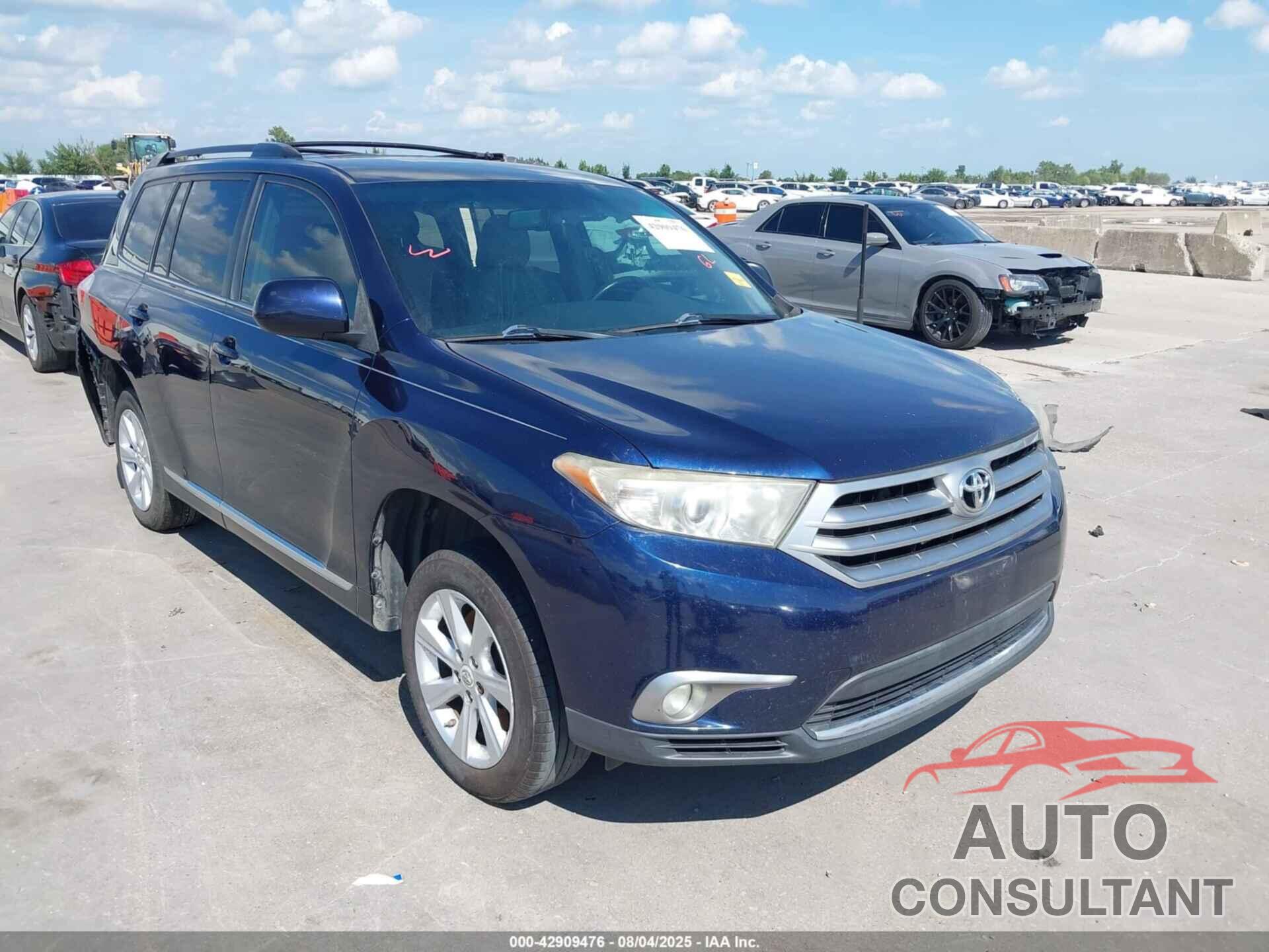 TOYOTA HIGHLANDER 2011 - 5TDZK3EH7BS030856