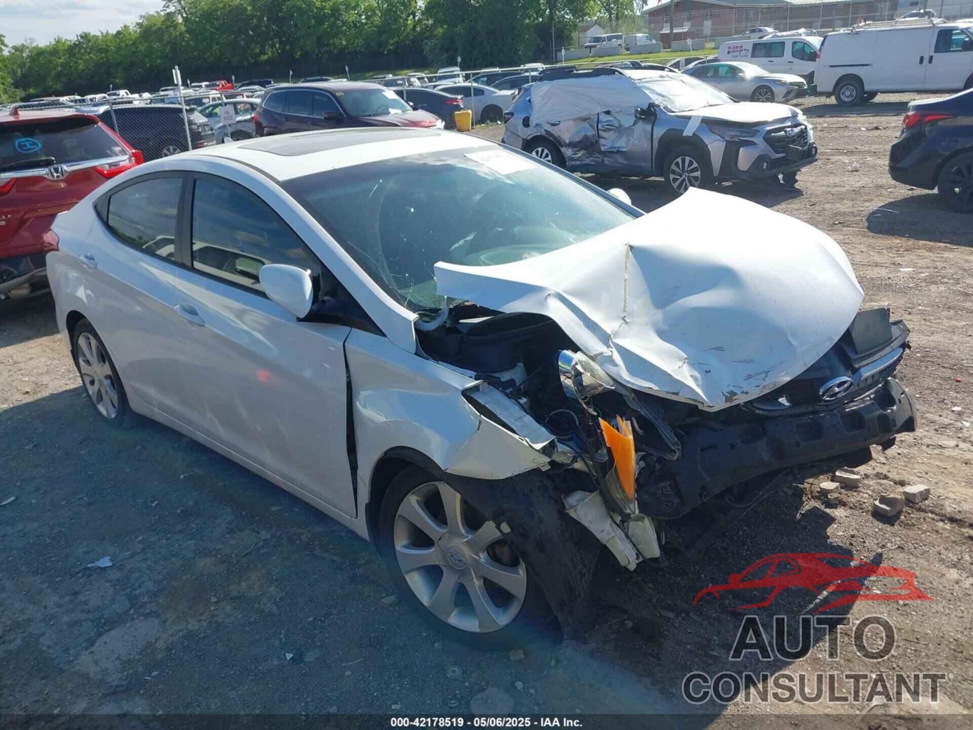 HYUNDAI ELANTRA 2013 - 5NPDH4AEXDH180446