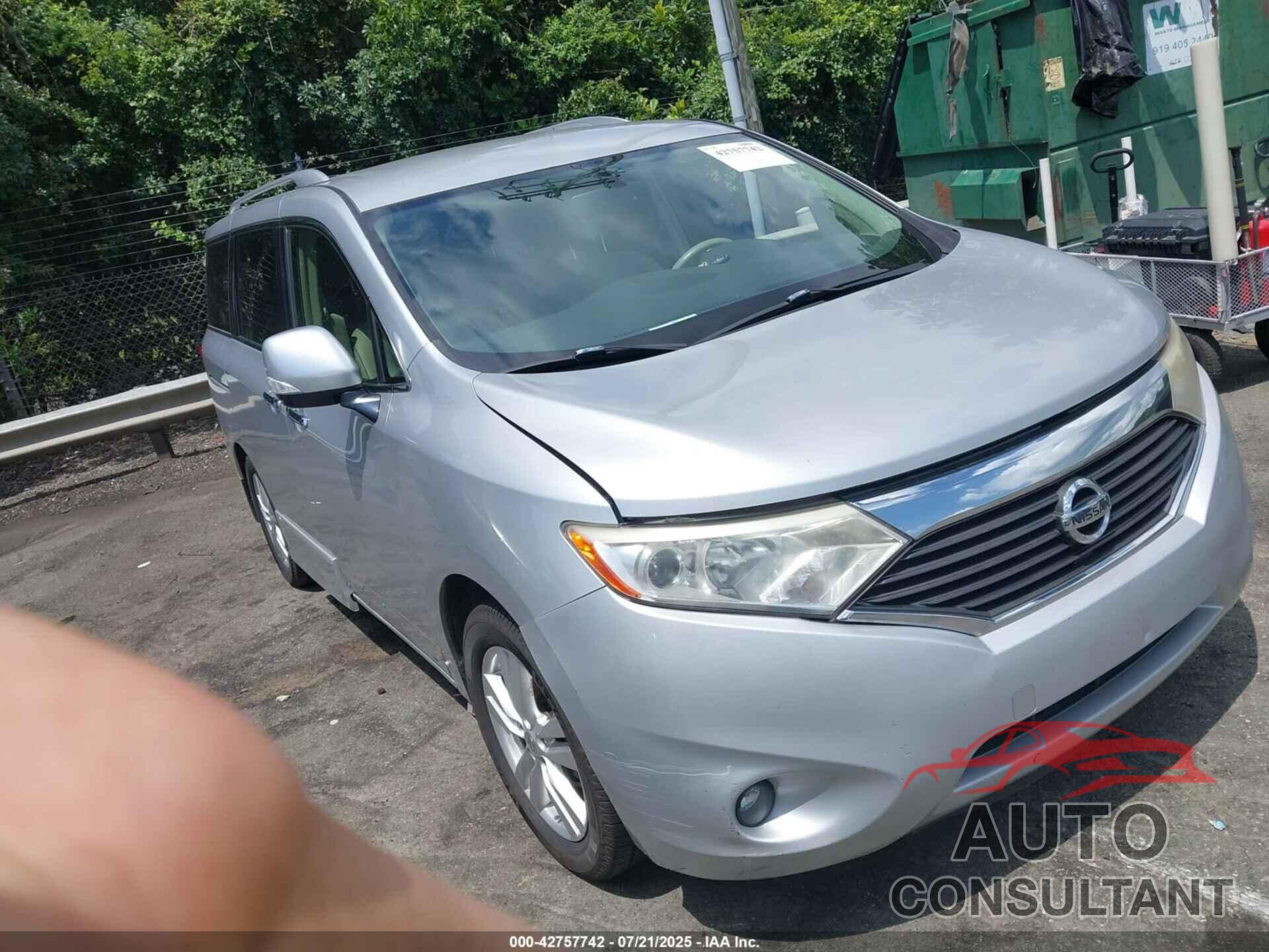 NISSAN QUEST 2015 - JN8AE2KP6F9126755