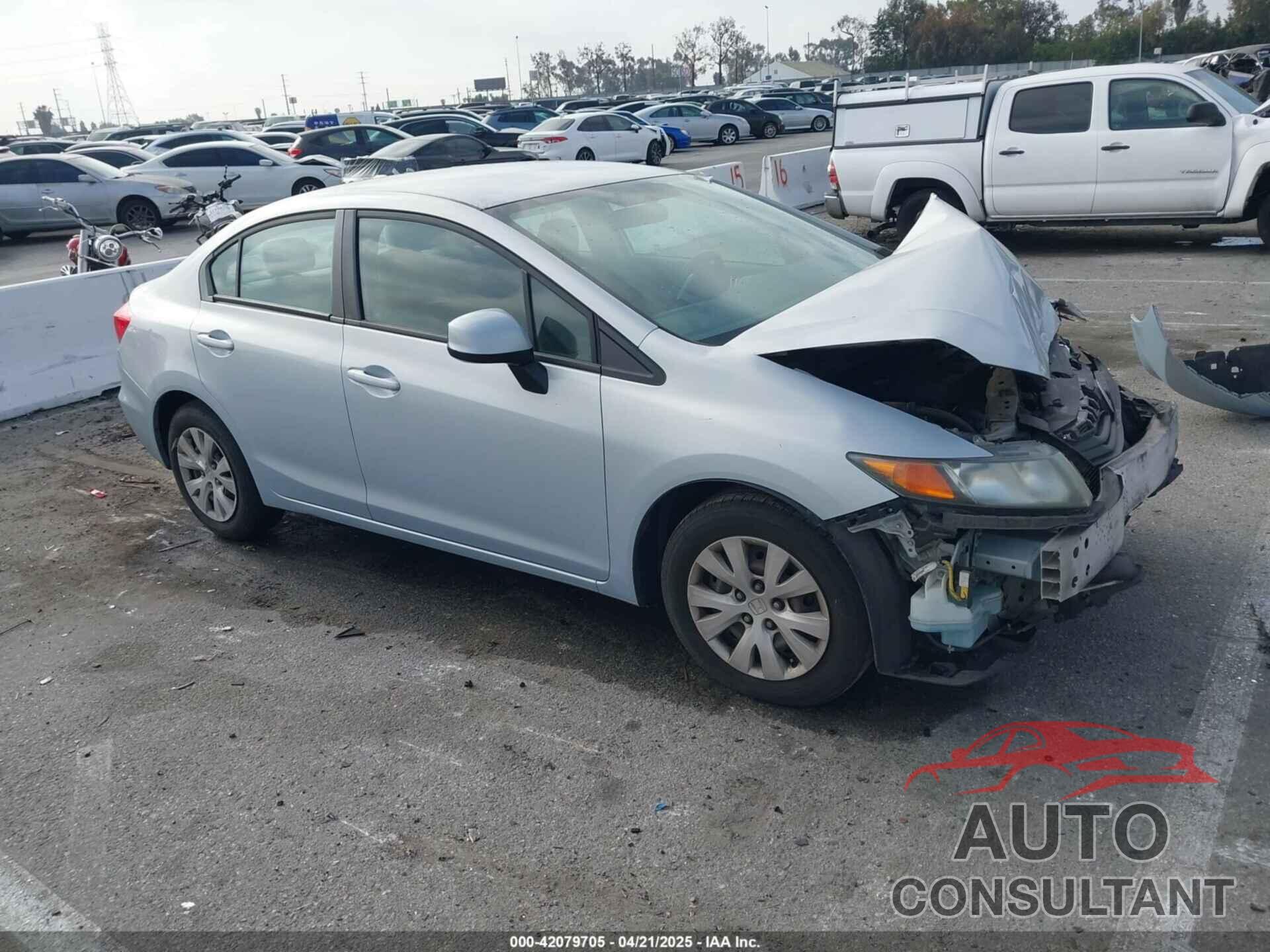 HONDA CIVIC 2012 - 2HGFB2F54CH589784