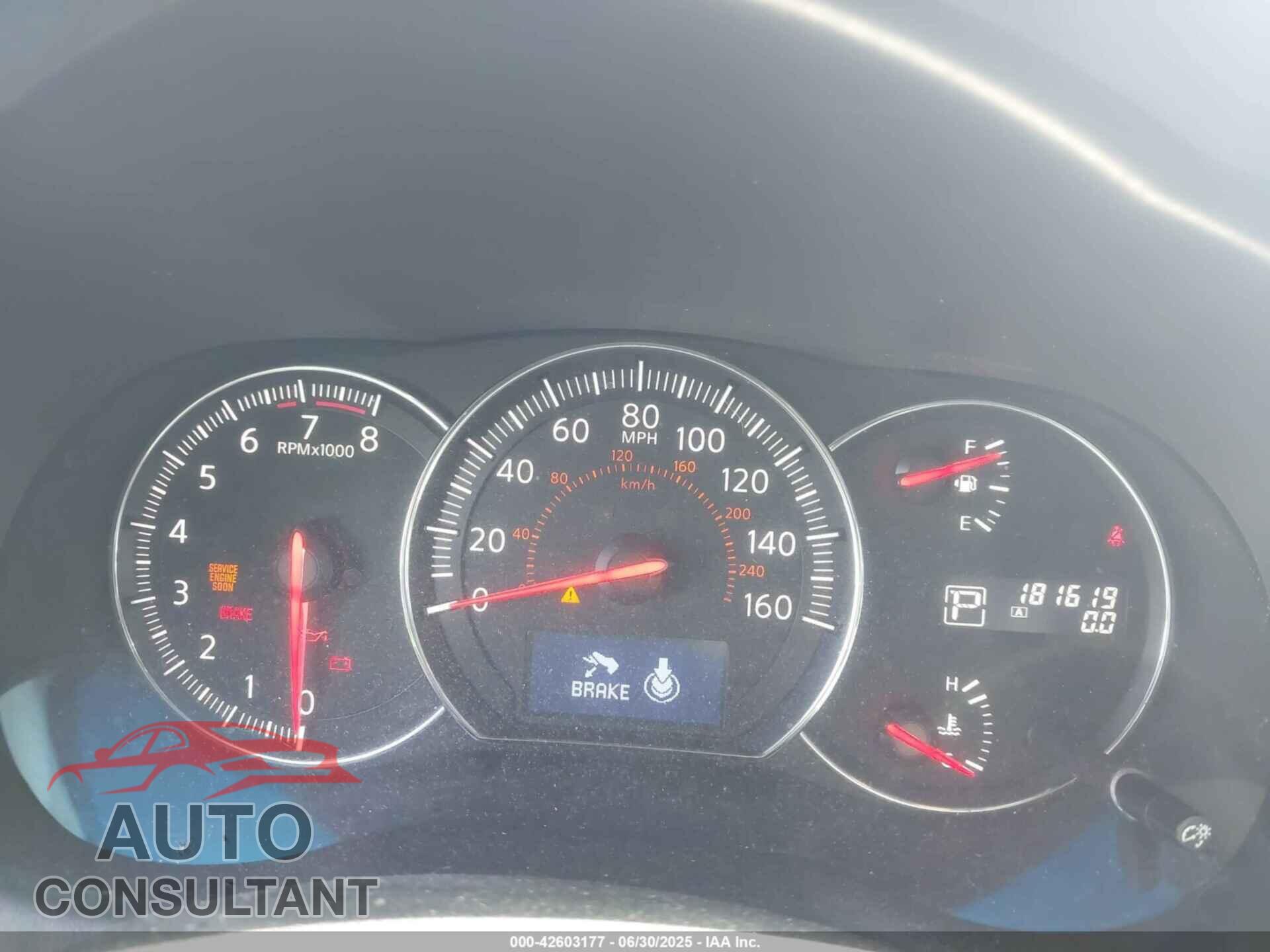 NISSAN MAXIMA 2014 - 1N4AA5AP1EC455171