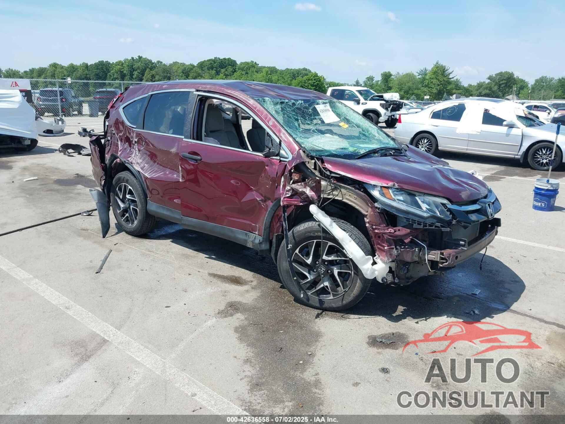 HONDA CR-V 2016 - 5J6RM4H41GL027351