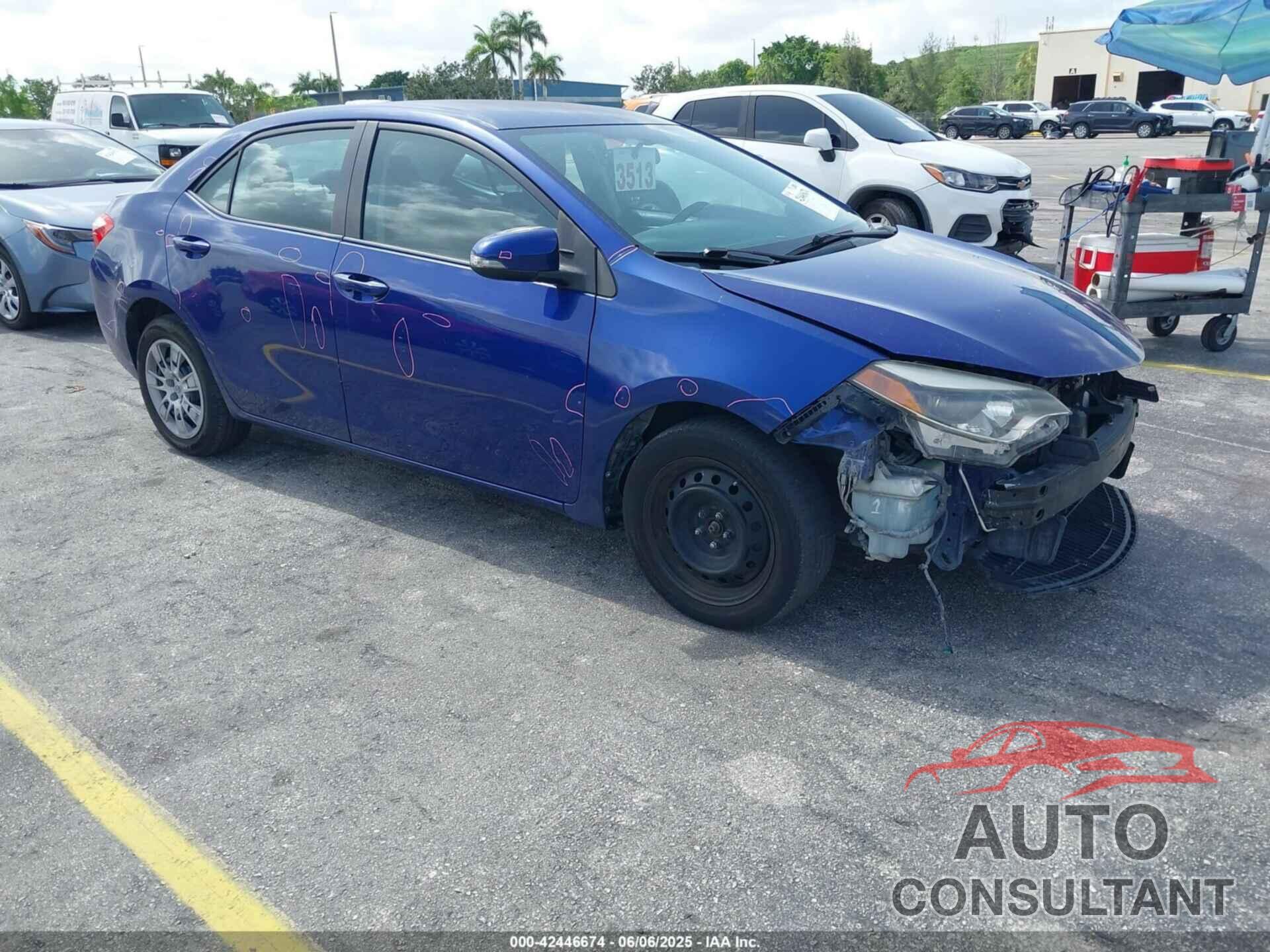 TOYOTA COROLLA 2015 - 2C1BURHEXFC386118