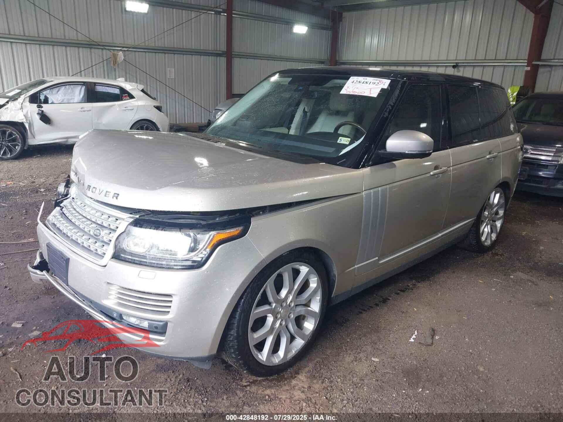 LAND ROVER RANGE ROVER 2015 - SALGS2VF2FA205395