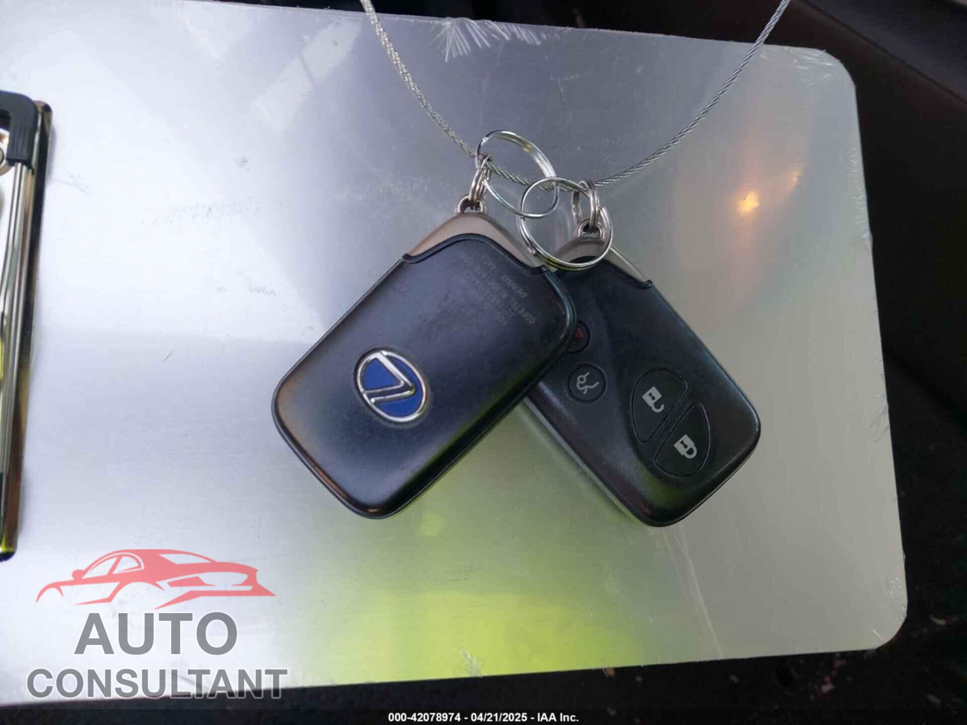 LEXUS HS 250H 2010 - JTHBB1BA5A2016195