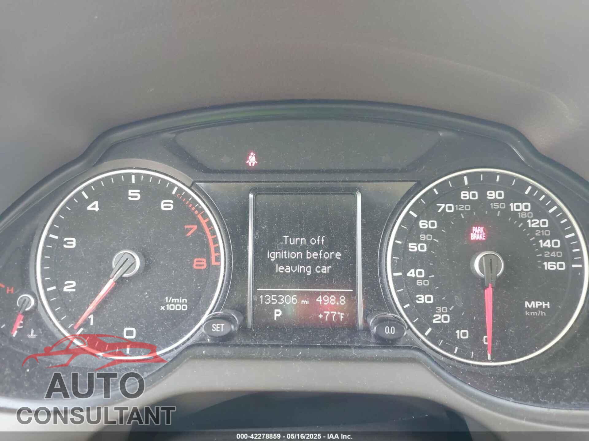 AUDI Q5 2013 - WA1CFAFP8DA016236