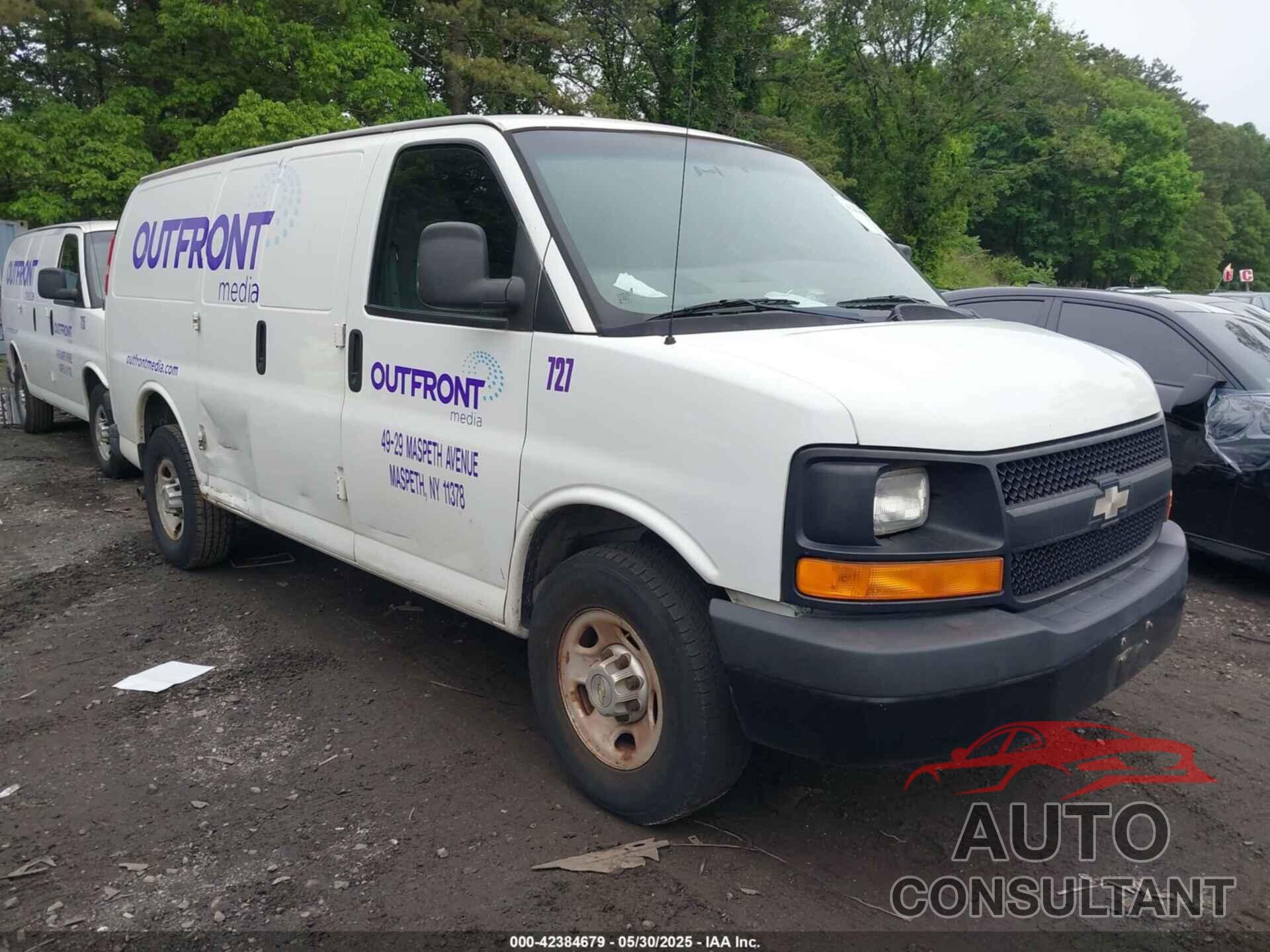 CHEVROLET EXPRESS 2500 2010 - 1GCZGFBA0A1101059