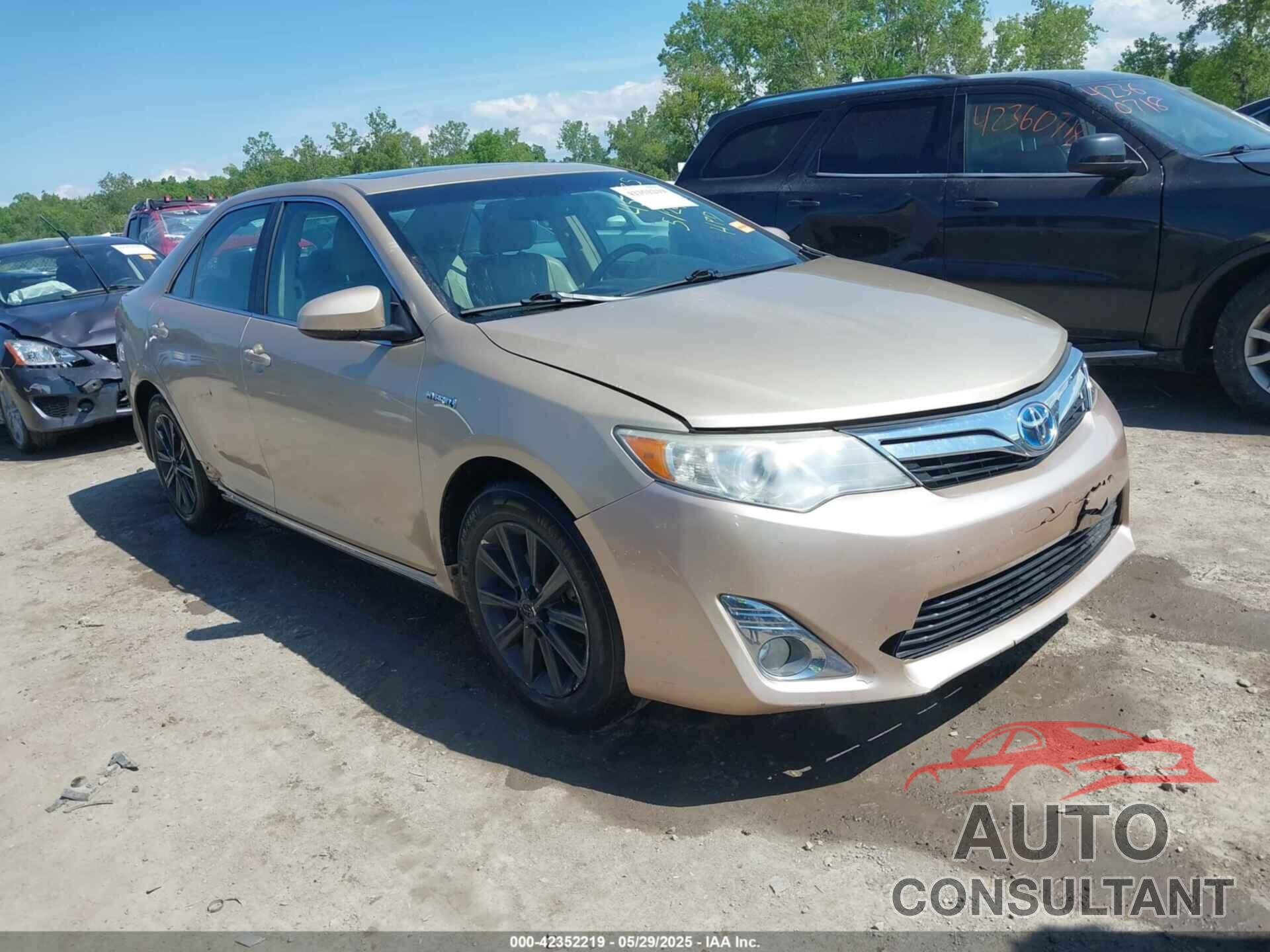 TOYOTA CAMRY HYBRID 2012 - 4T1BD1FK1CU043881