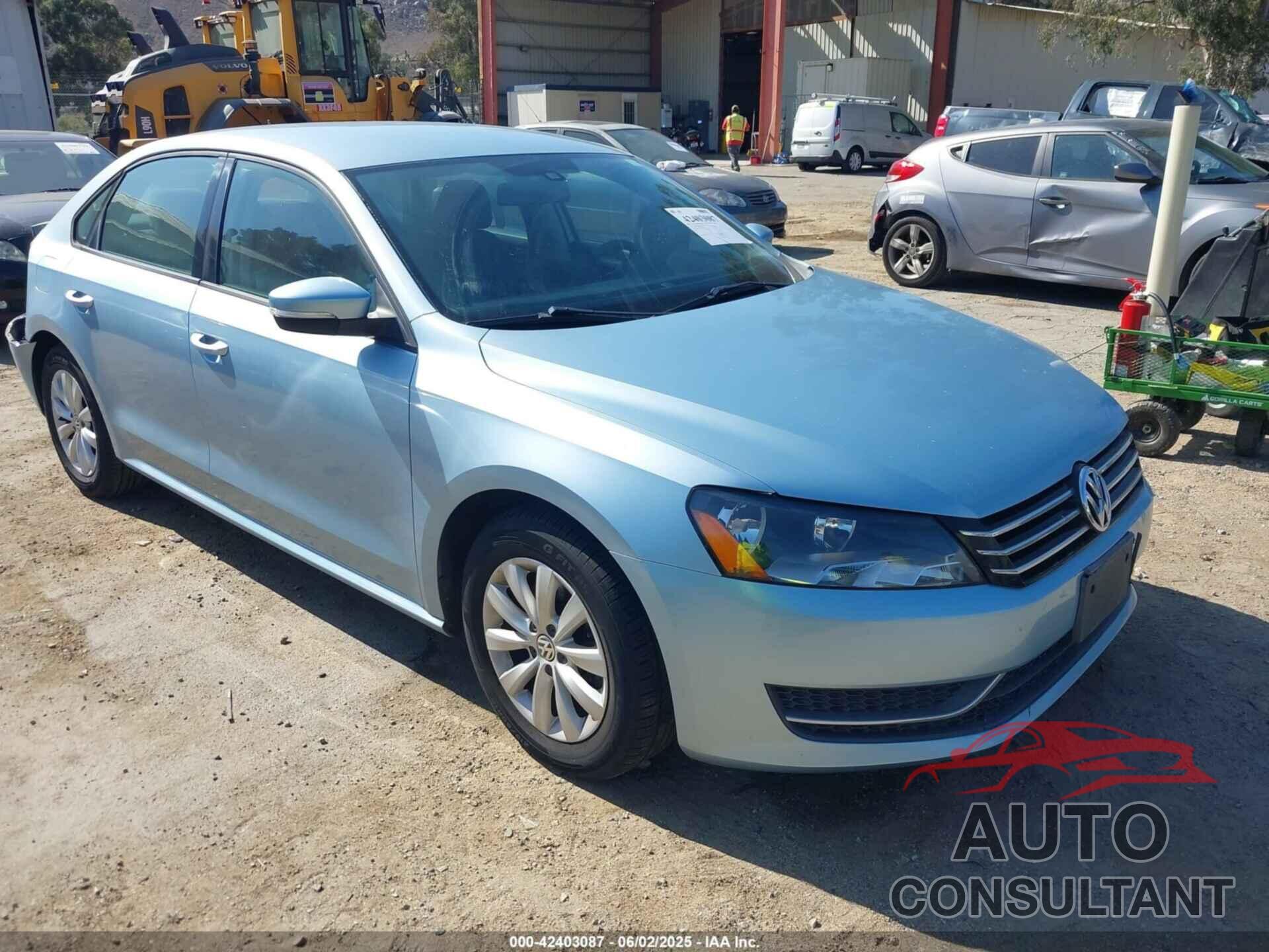 VOLKSWAGEN PASSAT 2013 - 1VWAP7A3XDC057745
