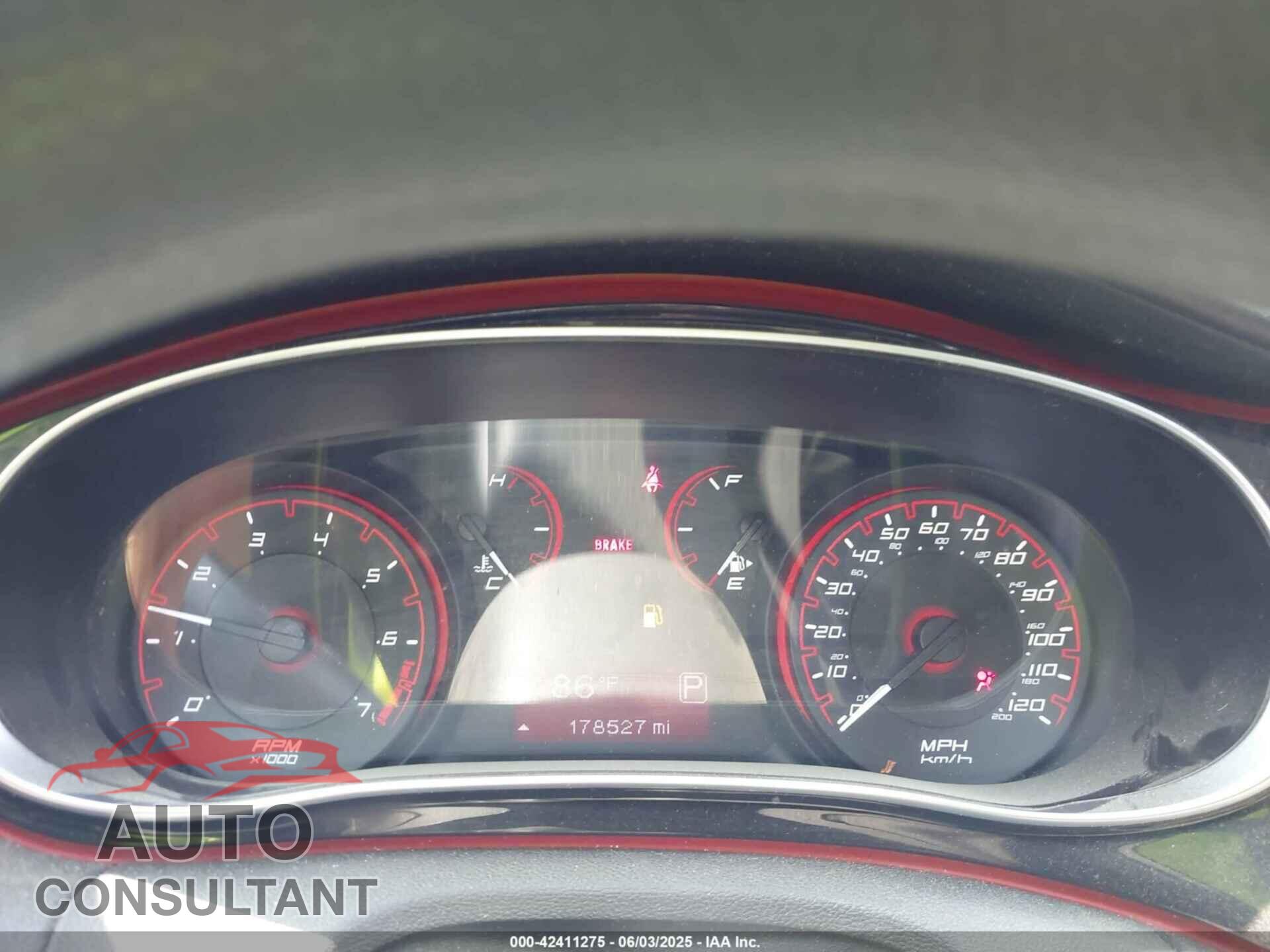 DODGE DART 2015 - 1C3CDFBB1FD351847