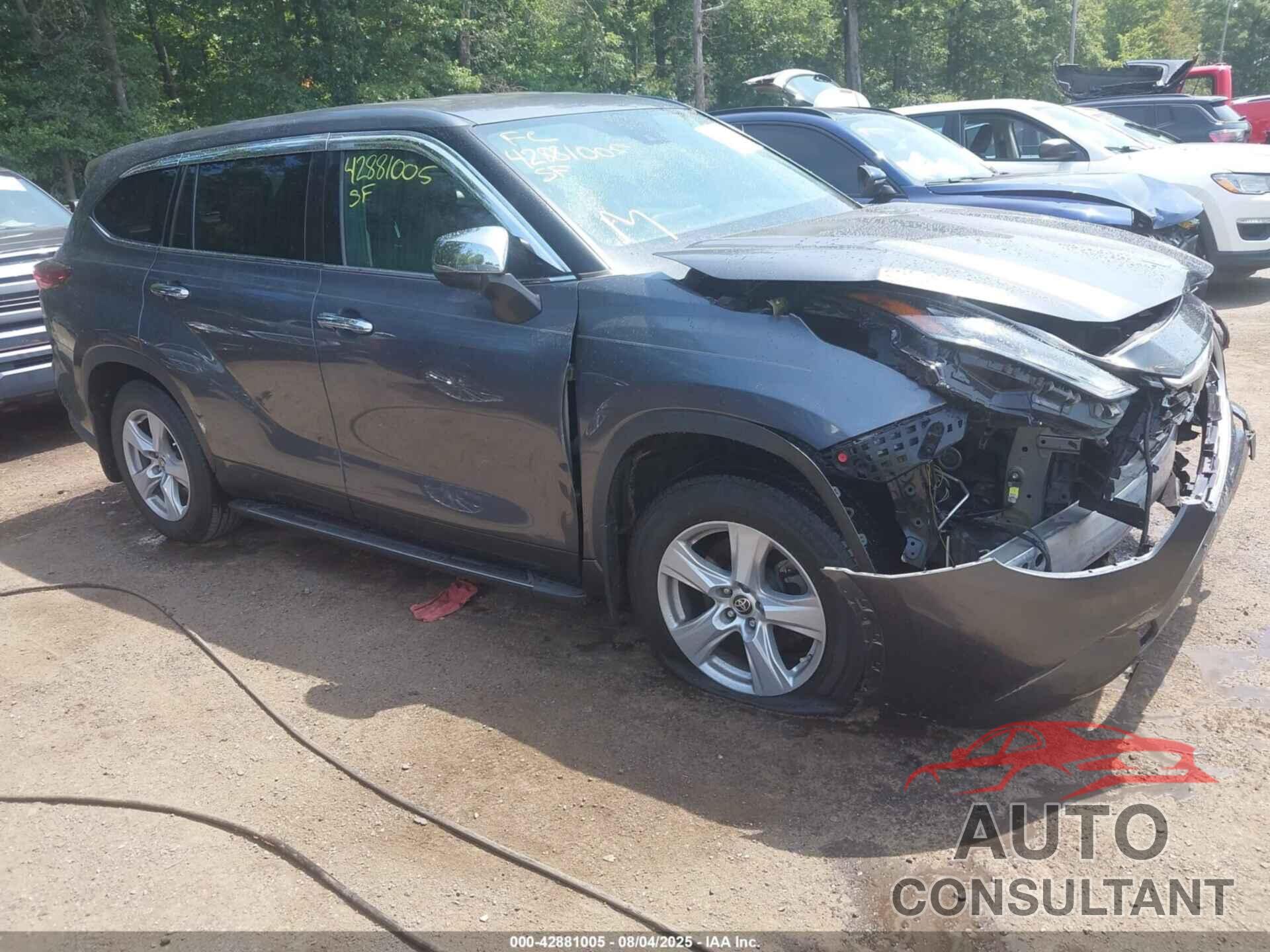 TOYOTA HIGHLANDER 2020 - 5TDBZRBH7LS510644