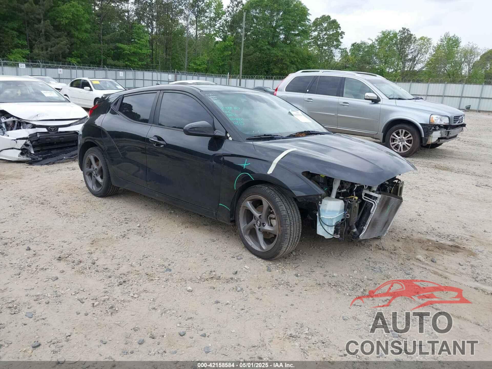 HYUNDAI VELOSTER 2019 - KMHTG6AF4KU010391