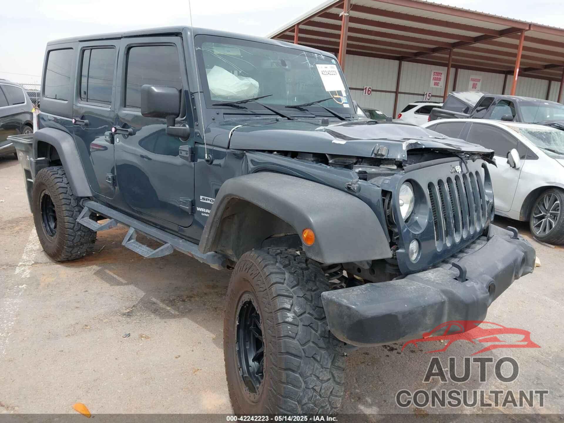 JEEP WRANGLER UNLIMITED 2017 - 1C4BJWDG2HL634291