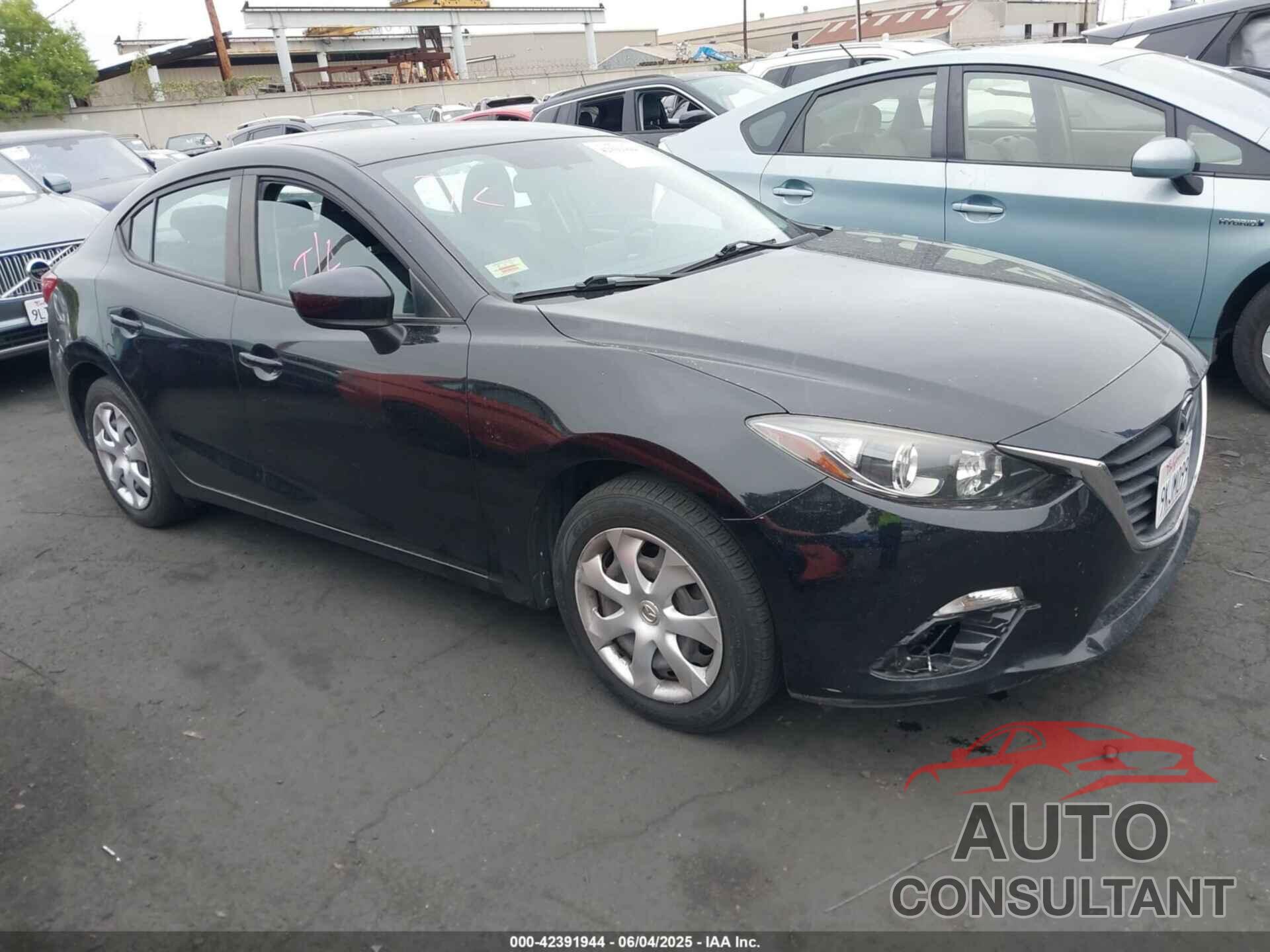 MAZDA MAZDA3 2016 - JM1BM1T73G1306576