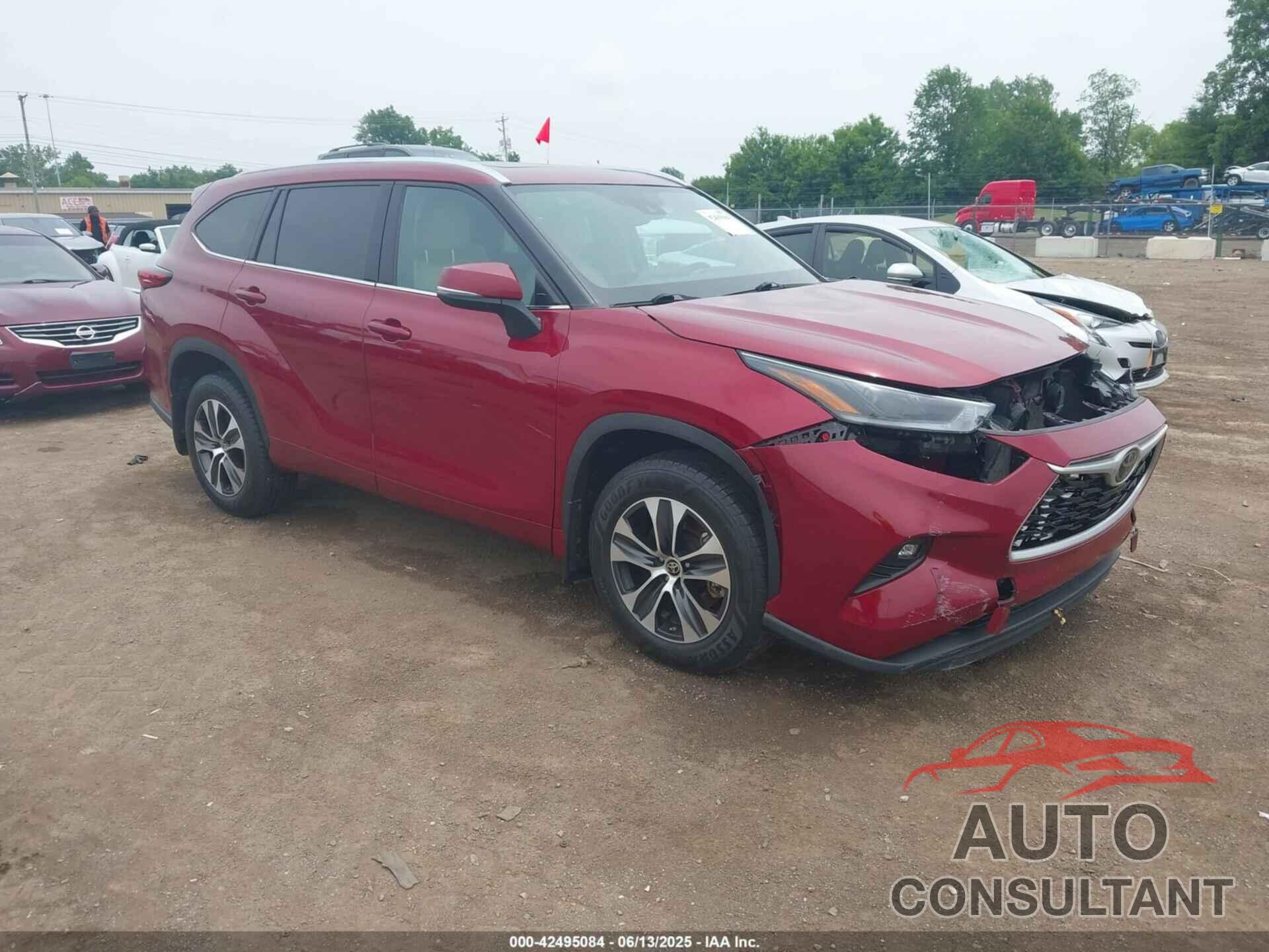 TOYOTA HIGHLANDER 2021 - 5TDGZRBH4MS544628