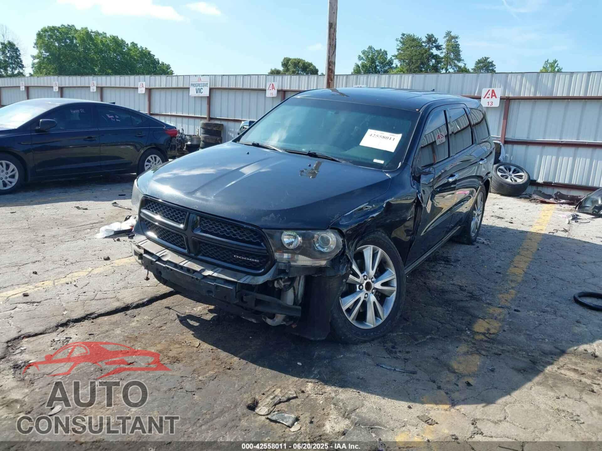 DODGE DURANGO 2012 - 1C4SDJCT7CC164213