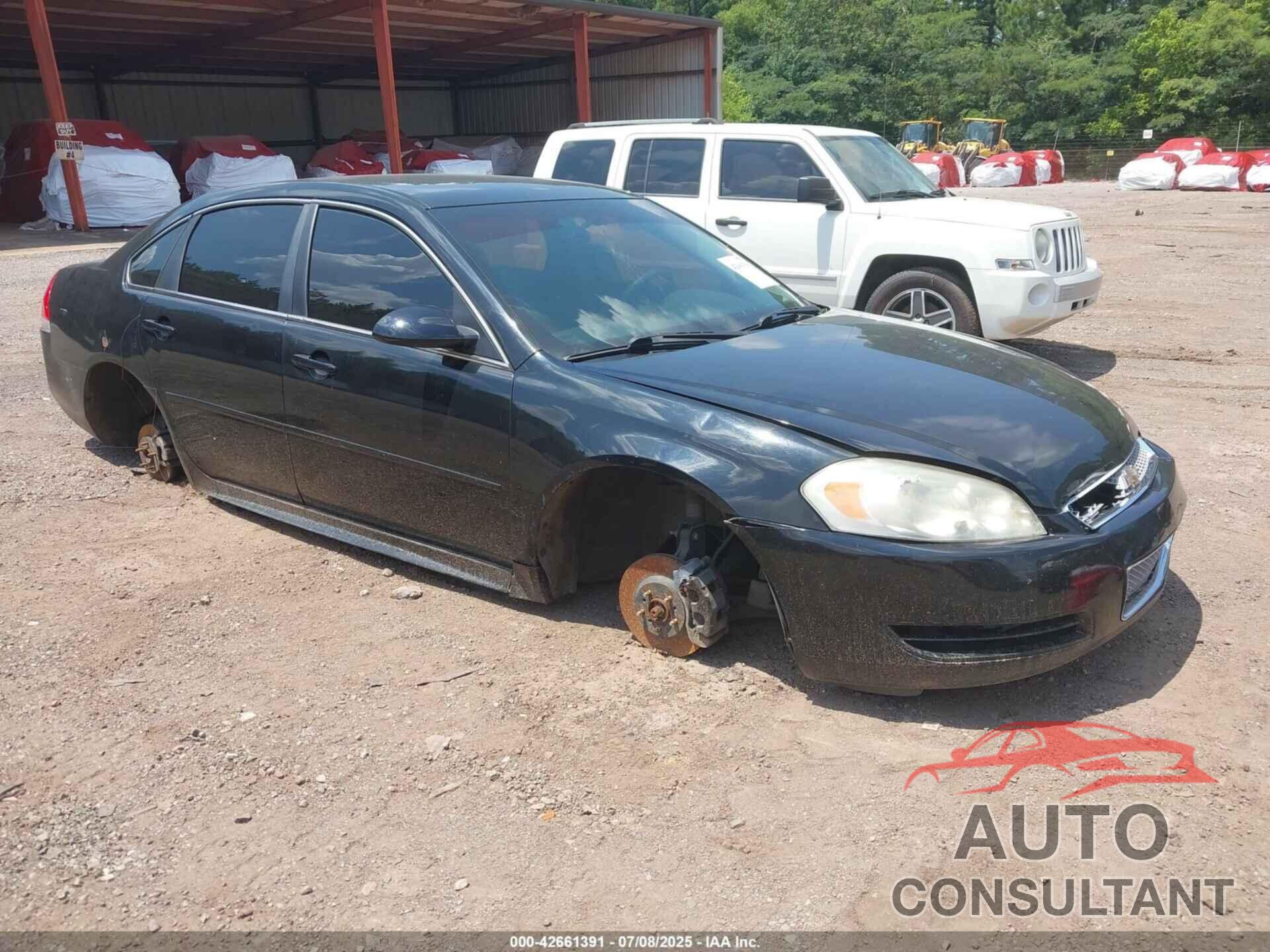 CHEVROLET IMPALA 2012 - 2G1WF5E38C1201493