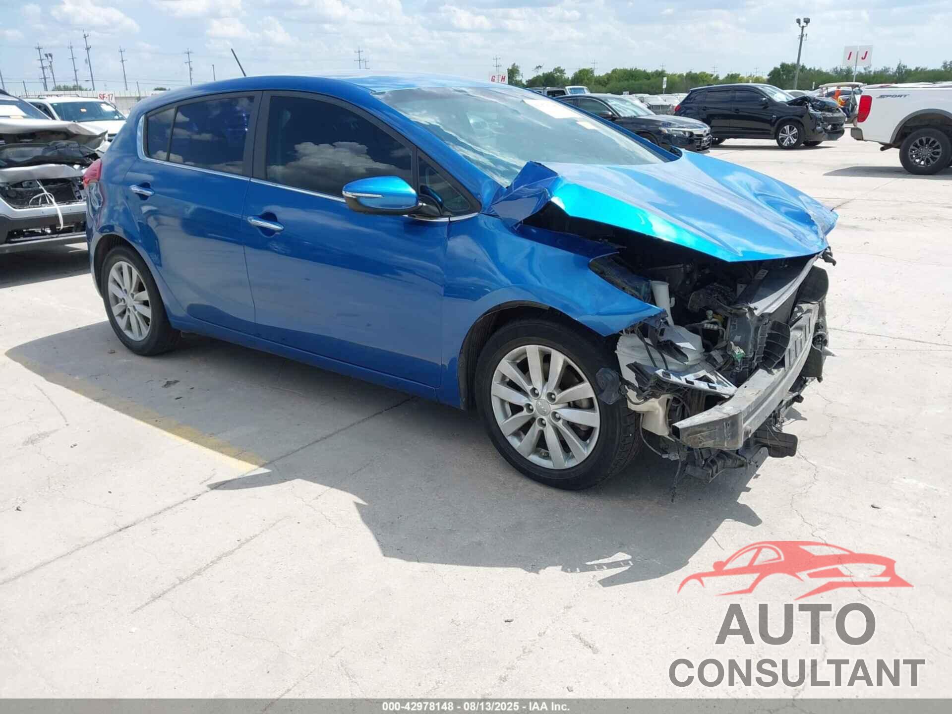 KIA FORTE 2015 - KNAFX5A80F5320886