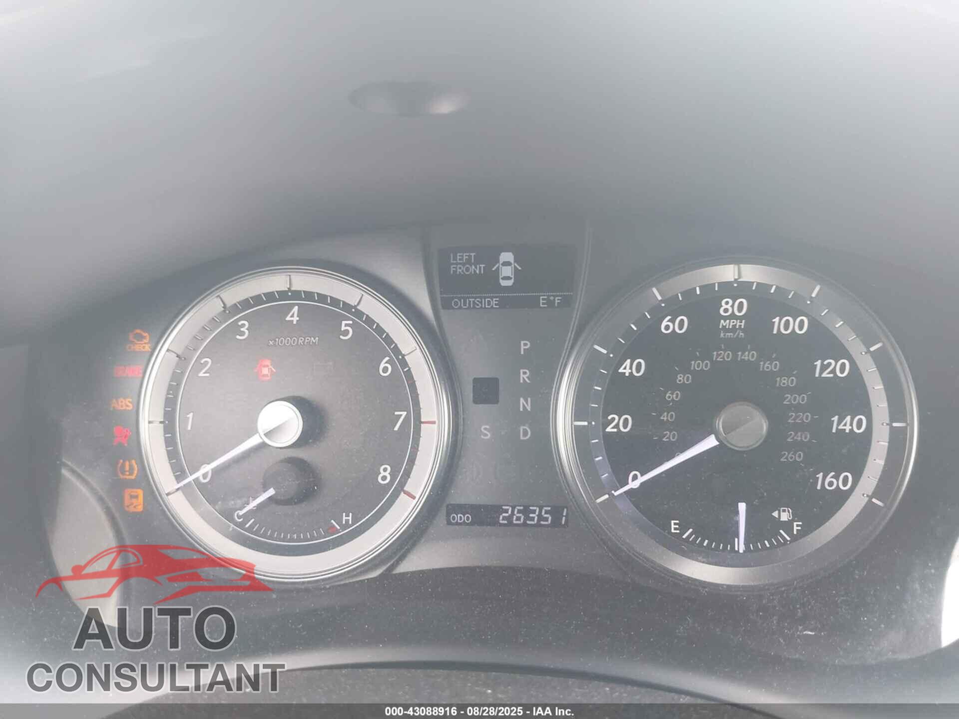 LEXUS ES 350 2012 - JTHBK1EG8C2501031