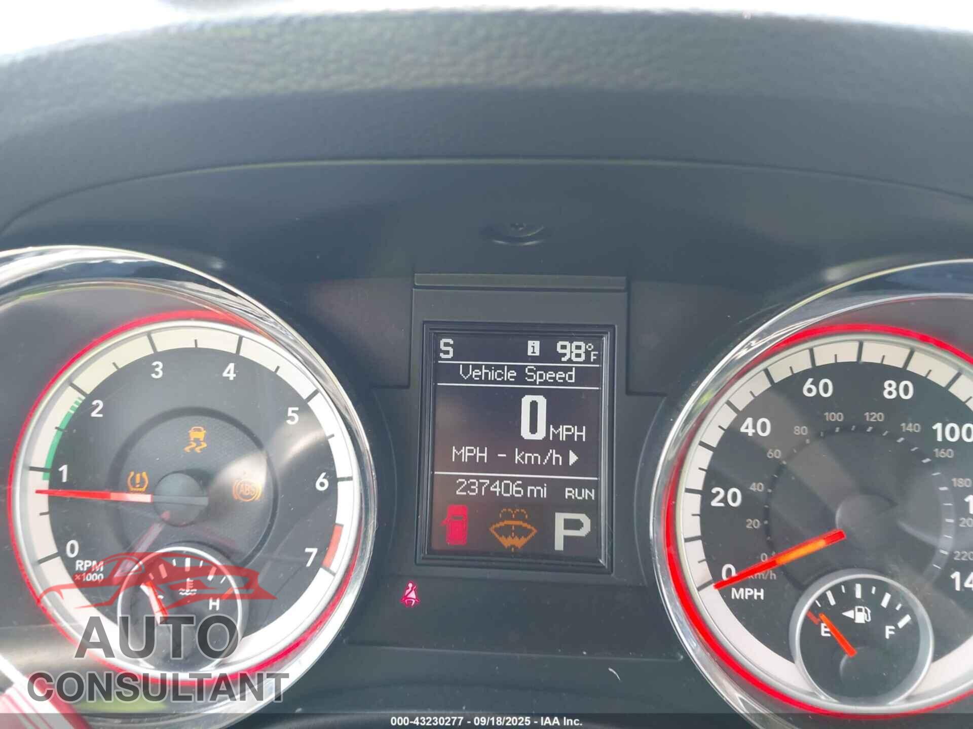 DODGE DURANGO 2013 - 1C4RDJDG7DC674756