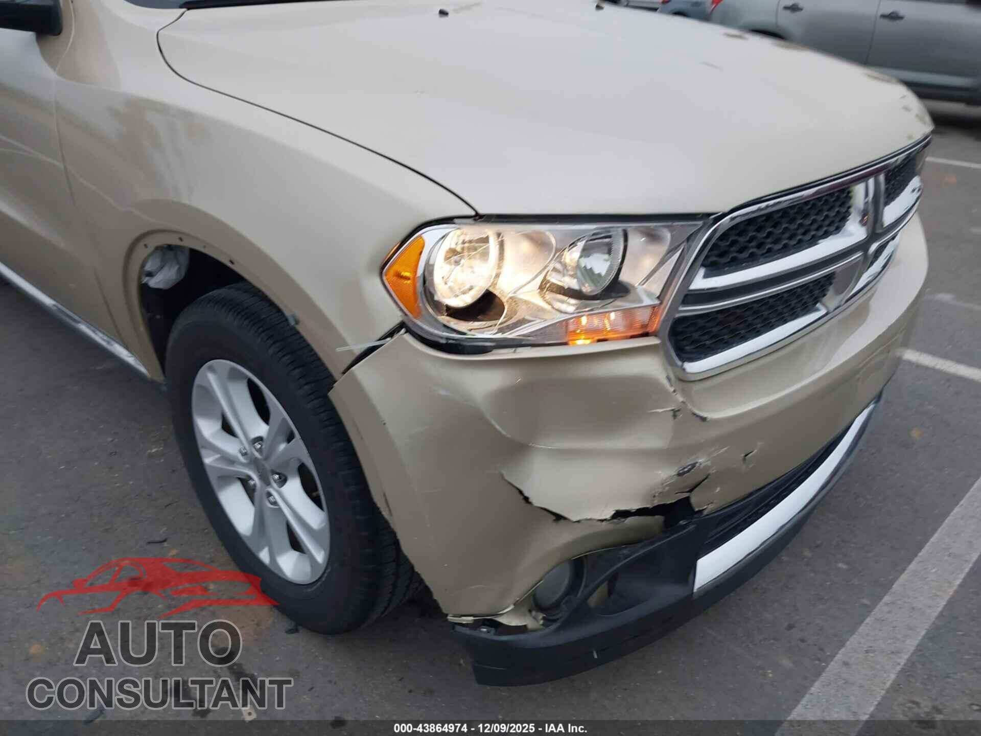 DODGE DURANGO 2011 - 1D4RD4GGXBC710985