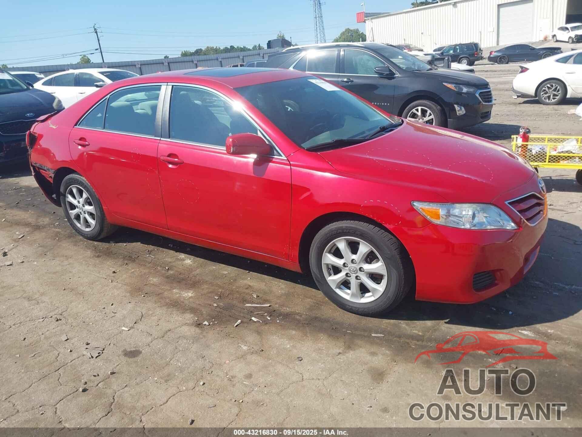 TOYOTA CAMRY 2011 - 4T1BF3EK3BU190239