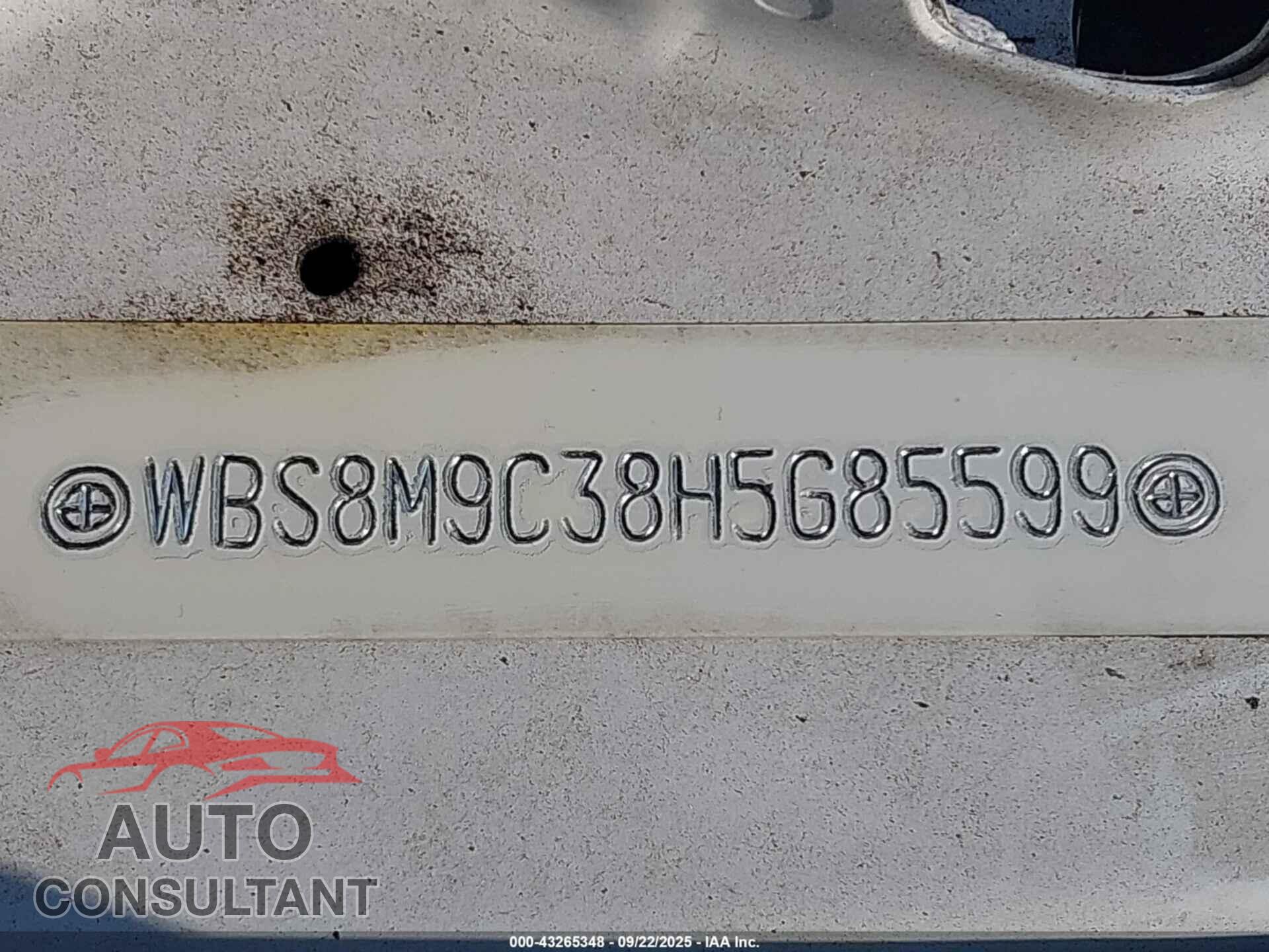 BMW M3 2017 - WBS8M9C38H5G85599