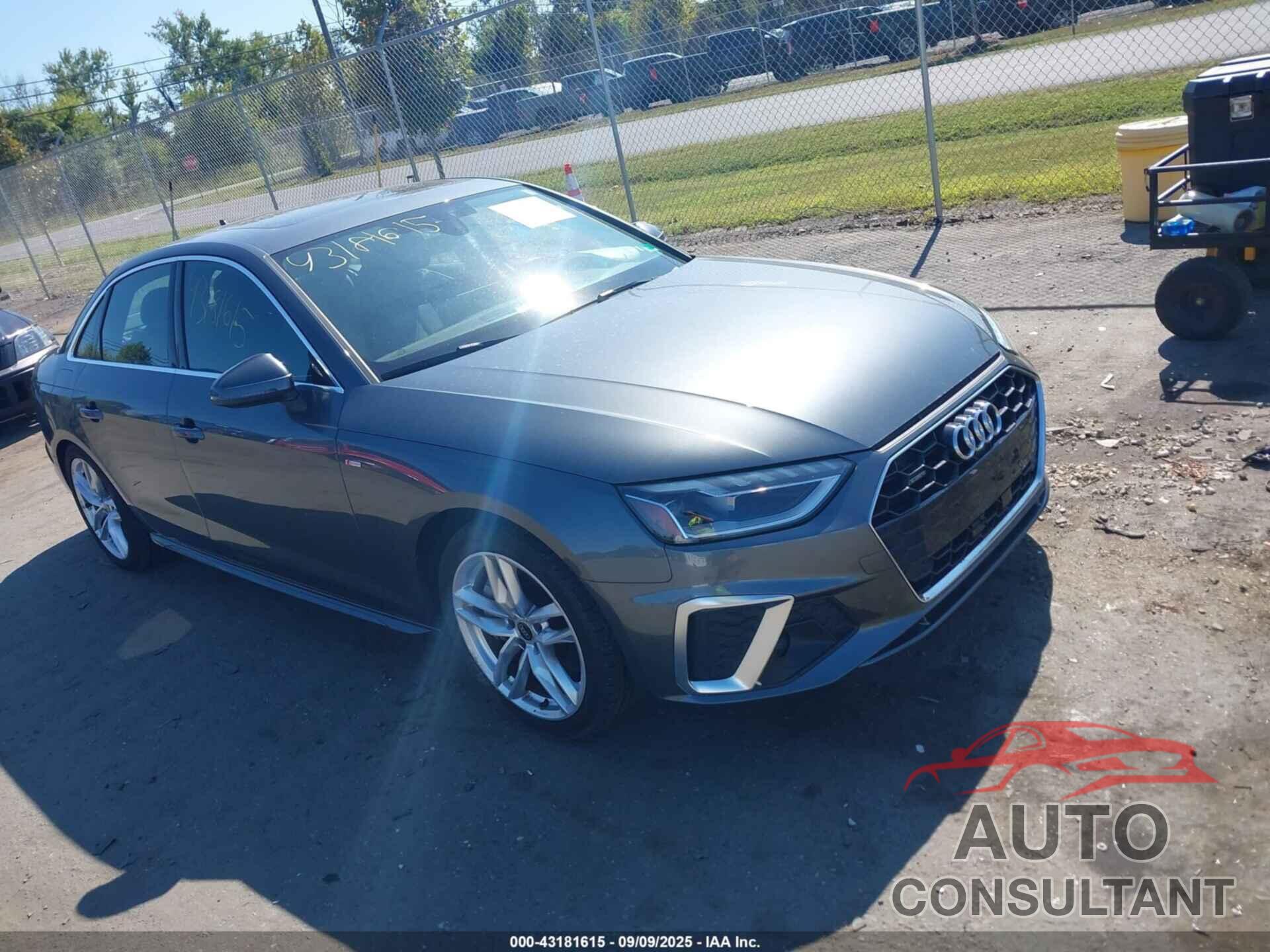 AUDI A4 2022 - WAUEAAF40NA036532