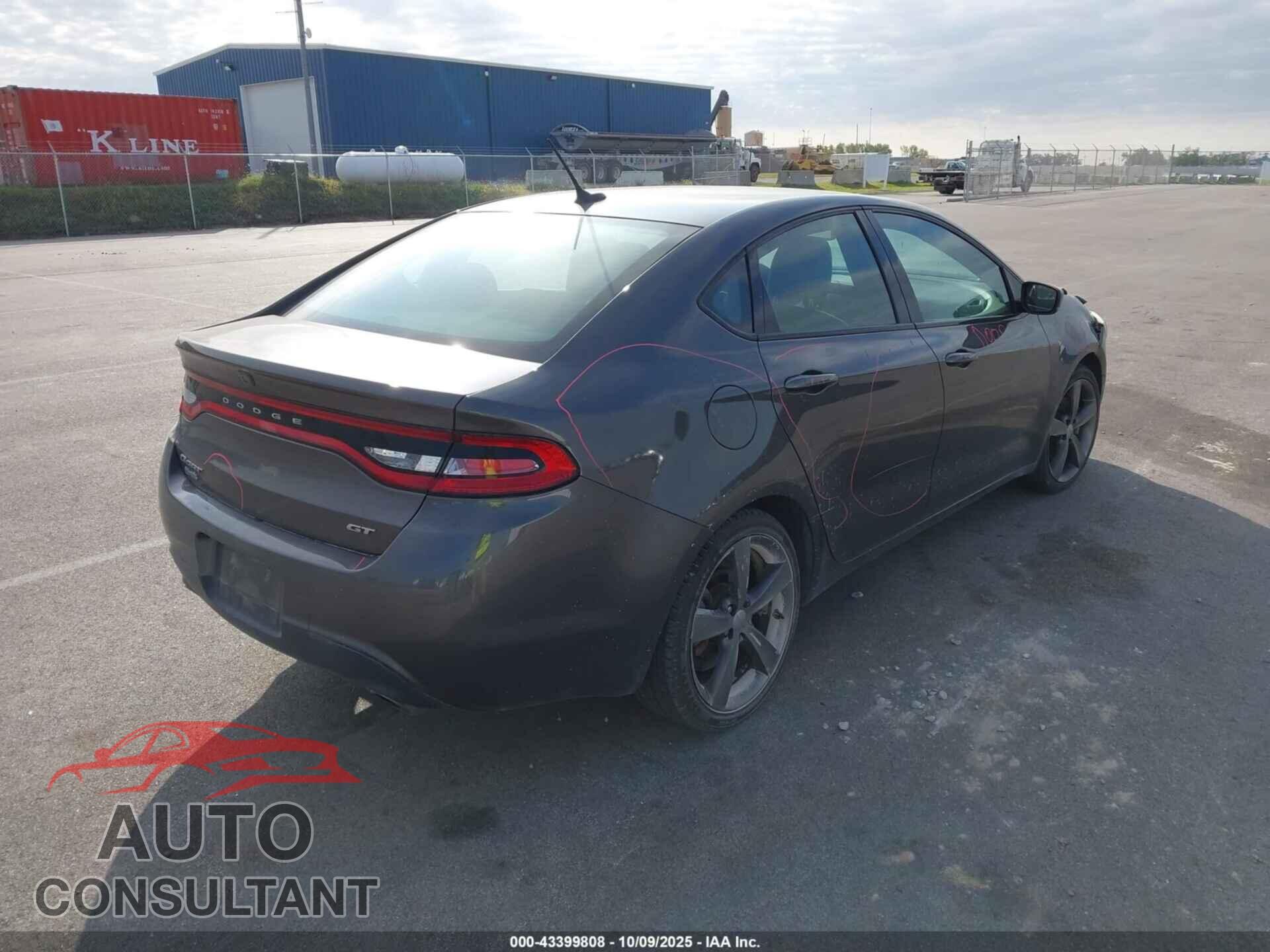 DODGE DART 2015 - 1C3CDFEB6FD363861