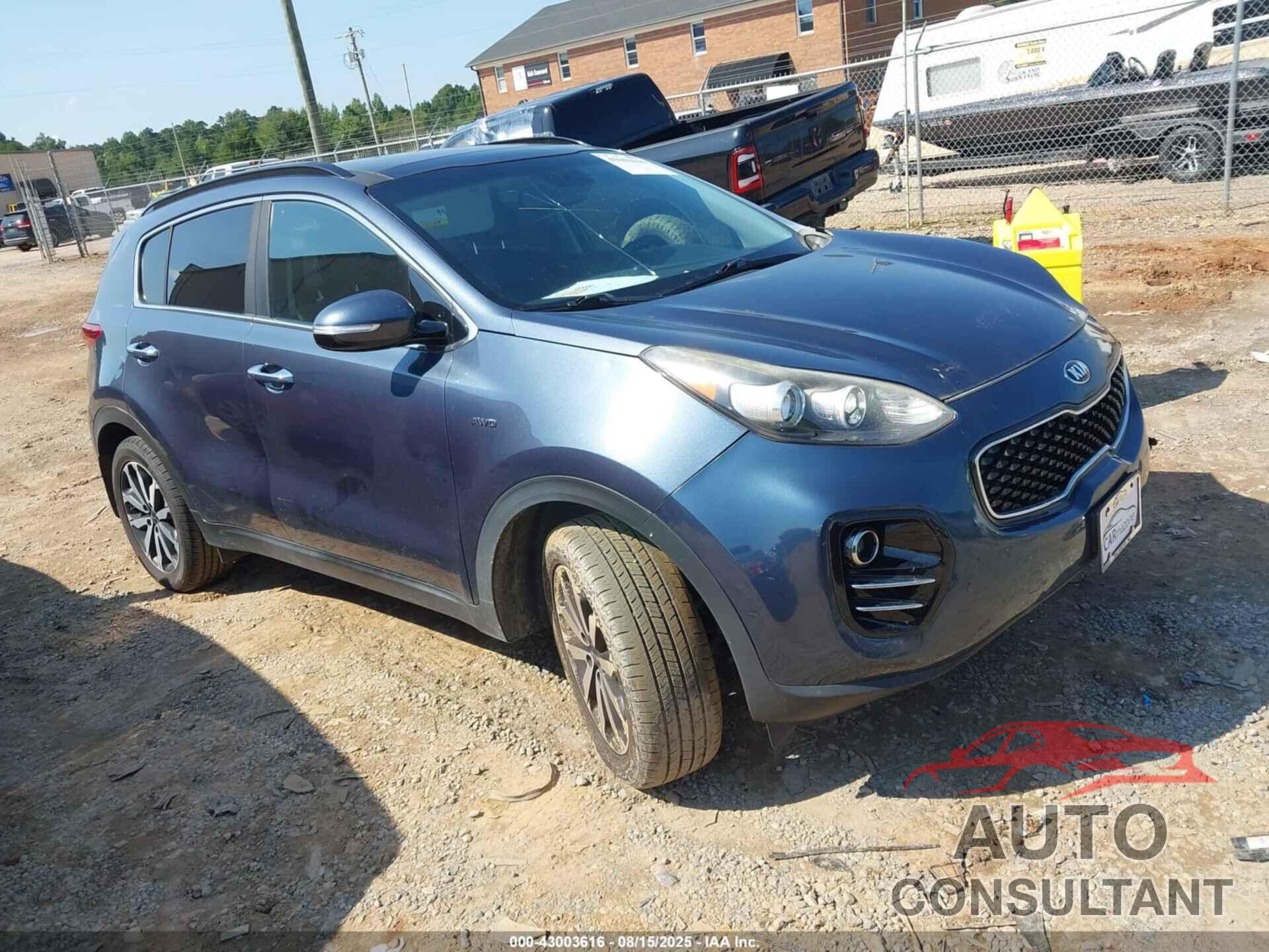 KIA SPORTAGE 2018 - KNDPNCAC8J7390445