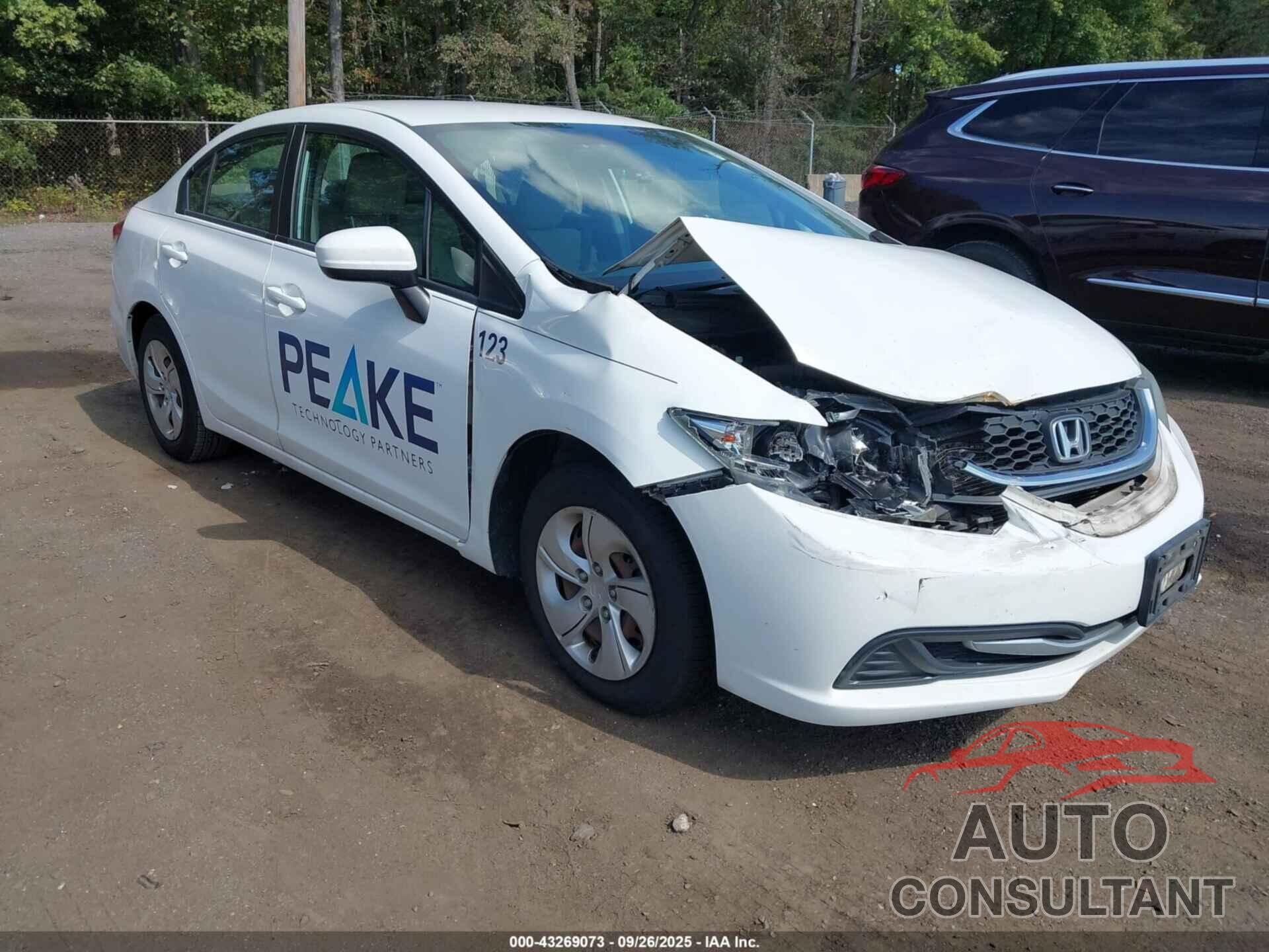 HONDA CIVIC 2014 - 19XFB2F57EE237148