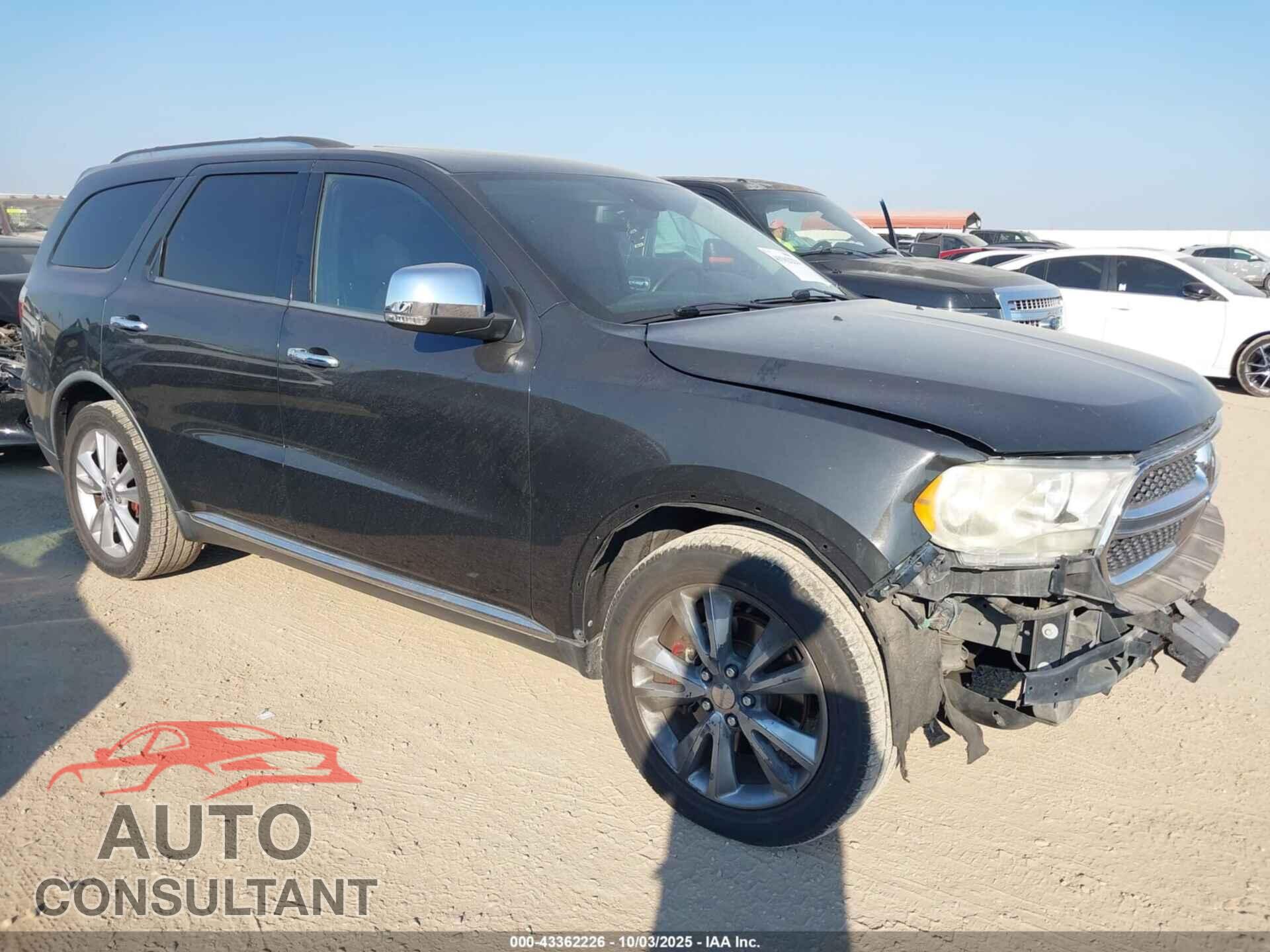 DODGE DURANGO 2011 - 1D4SD4GT3BC593135