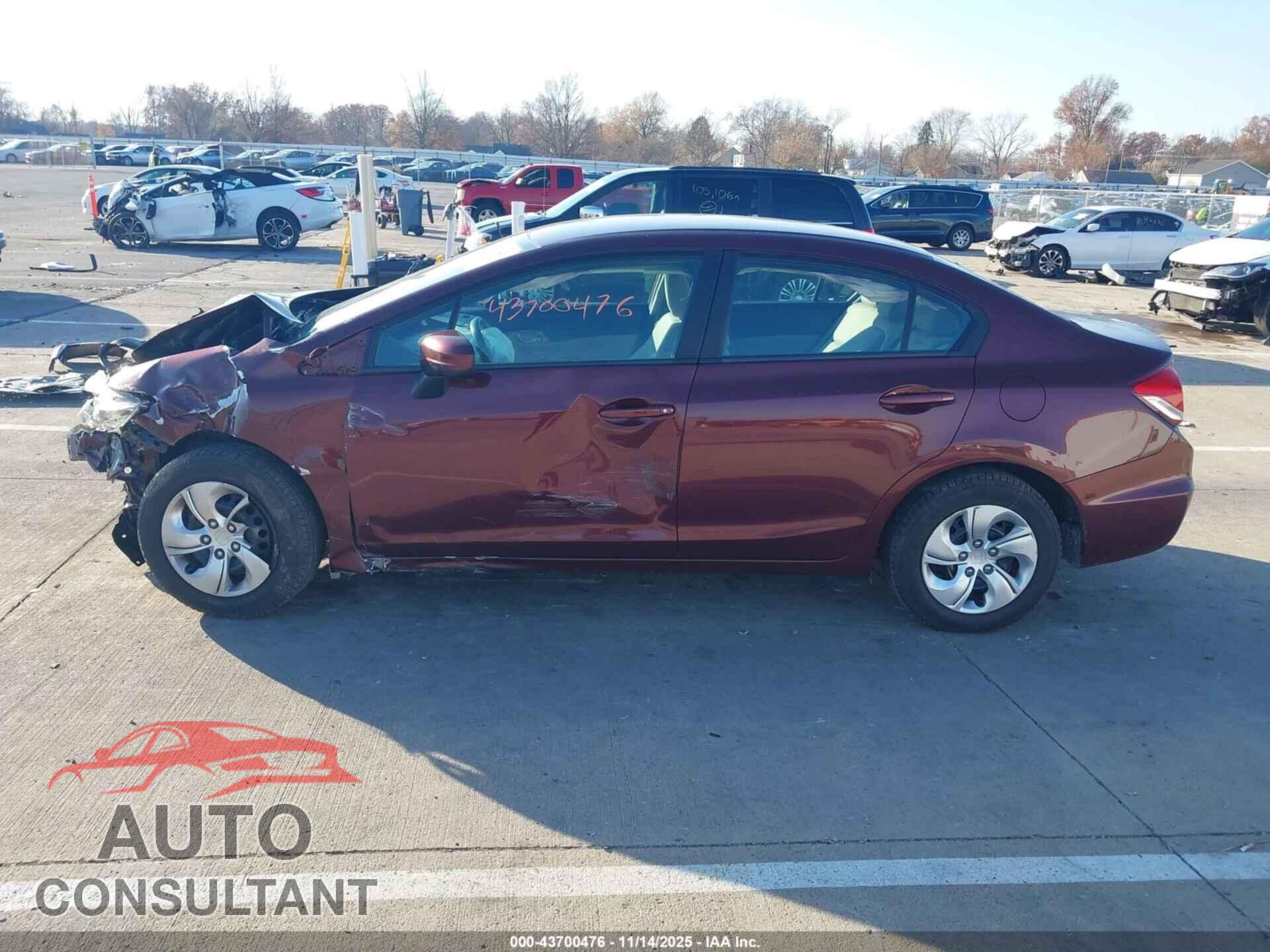HONDA CIVIC 2014 - 19XFB2F55EE013845