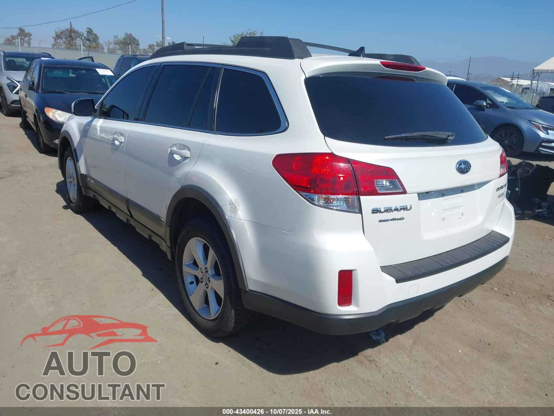 SUBARU OUTBACK 2014 - 4S4BRBDC0E3222022