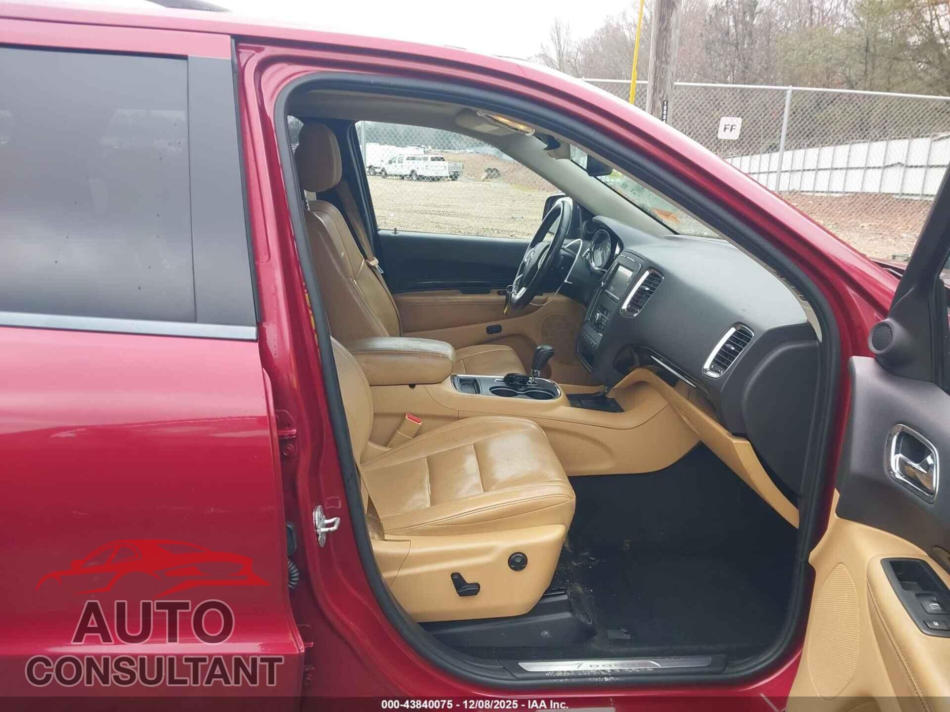 DODGE DURANGO 2013 - 1C4SDHET3DC678518