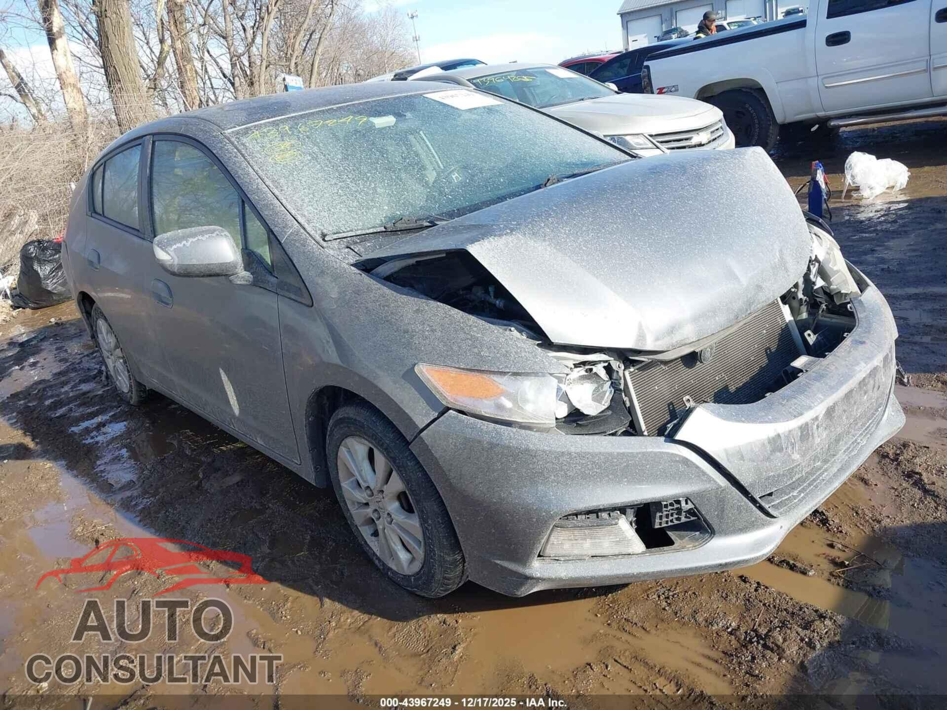 HONDA INSIGHT 2013 - JHMZE2H72DS001374